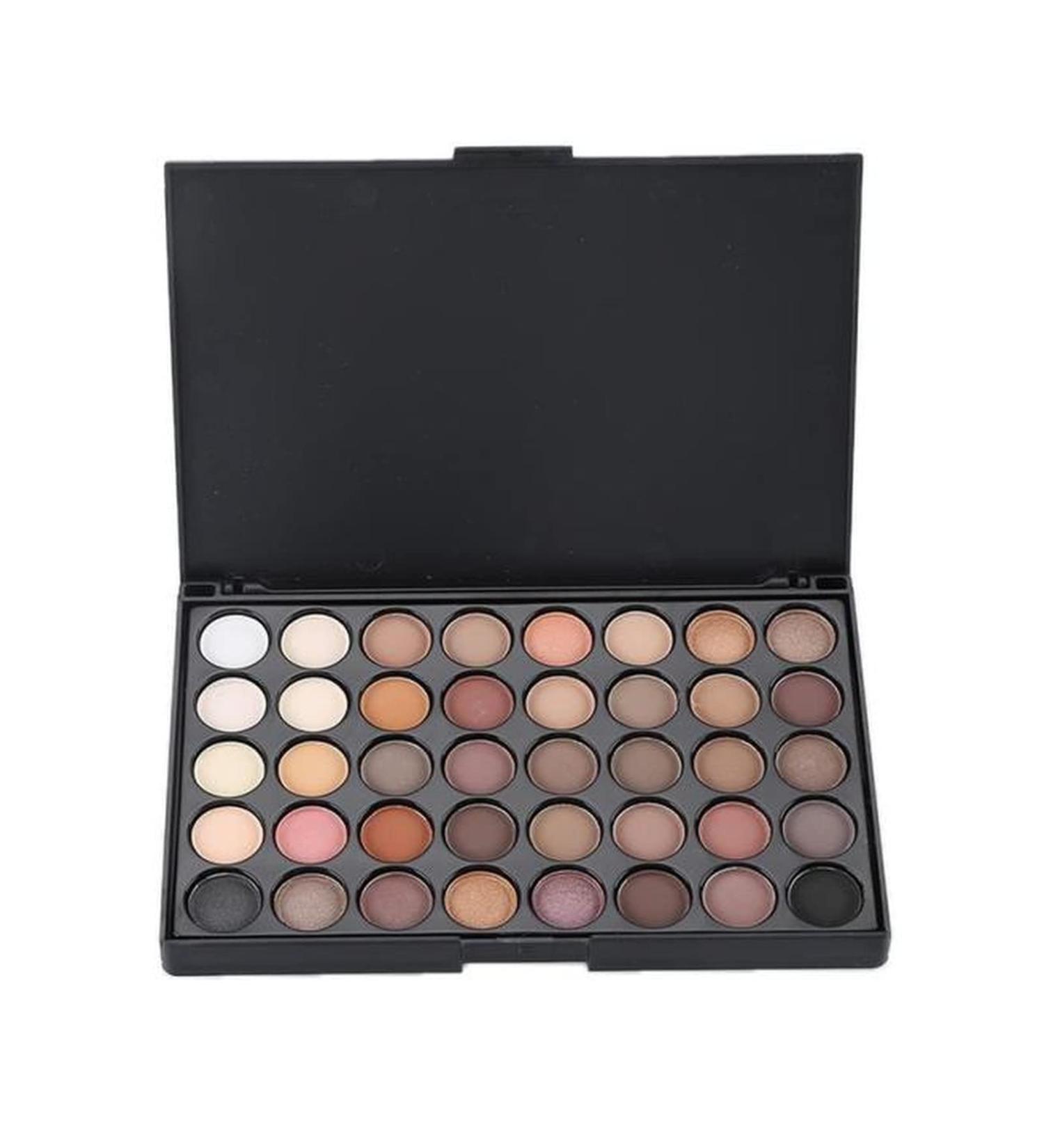  JOYTILLGU 40-Color Enamel Eyeshadow Palette Waterproof Cream Warm Earth Luminous Makeup Set Eyeshadow Palette Beauty Eyeshadow Palette (USA) - Buy Online on GoSupps.com