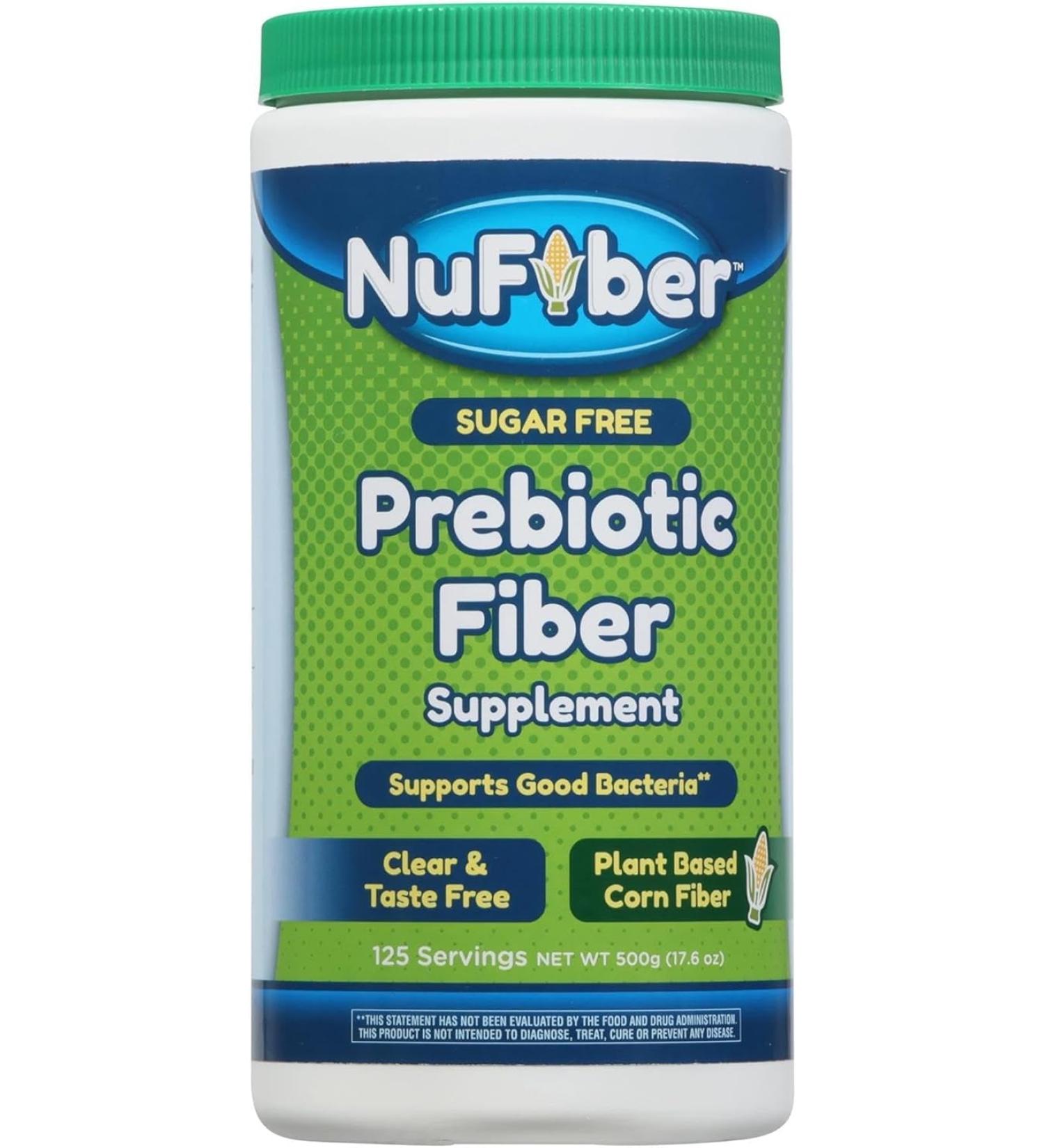 Fiber Supplement Daily Prebiotic Fiber 125 Servings Clear Grit & Taste Free No Gluten & Sugar Plant Based Corn Powder to Support Digestive & Gut Health Unflavored - Buy Online on GoSupps.com