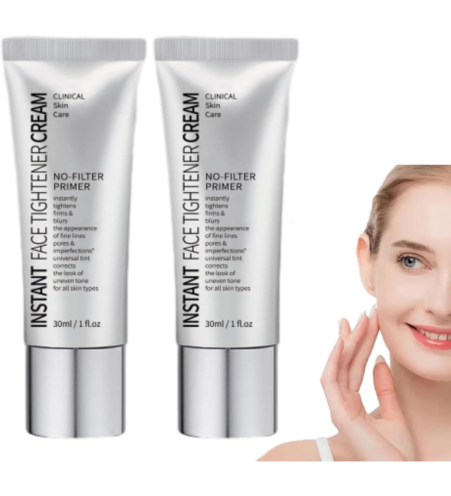 LXCJZY Face Tightener No-Filter Primer Instant Face Tightener Primer Instant Skin Tightener Instant Skin Firmer Temporary Face Tightener (2PCS) 30 g (Pack of 1) - Buy Online on GoSupps.com