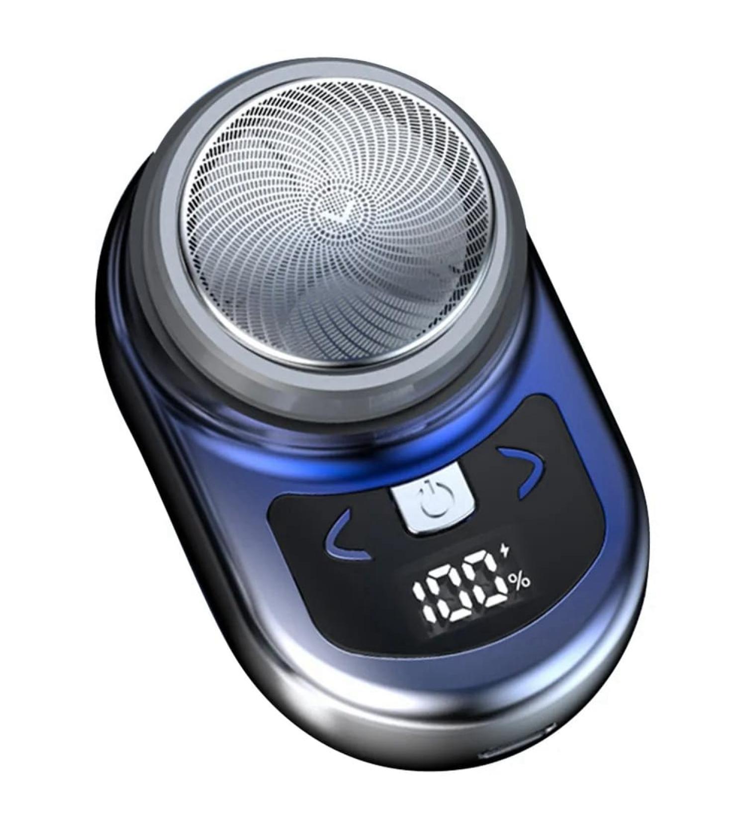 Portable Electric Shaver for Men | Mini Beard Shaver with LCD Display | Rechargeable Travel & Home Use | Easy to Install & Use - Buy Online on GoSupps.com