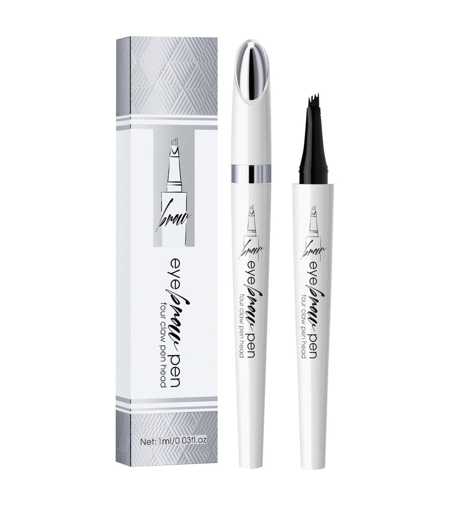Eyebrow Pencil Liquid Eyebrow Pen 4 Tip Microblading Eyebrow Pen Creates Natural Looking Brows Effortlessly Eye Brow Pencils for Women (04) - Buy Online on GoSupps.com