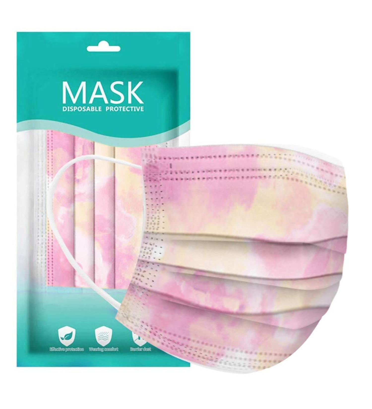 Disposable Face Cover 3-Ply Outdoor Breathable Mouth Protection Bandanas for Women and Men 30 count (Pack of 1) F - Buy Online on GoSupps.com