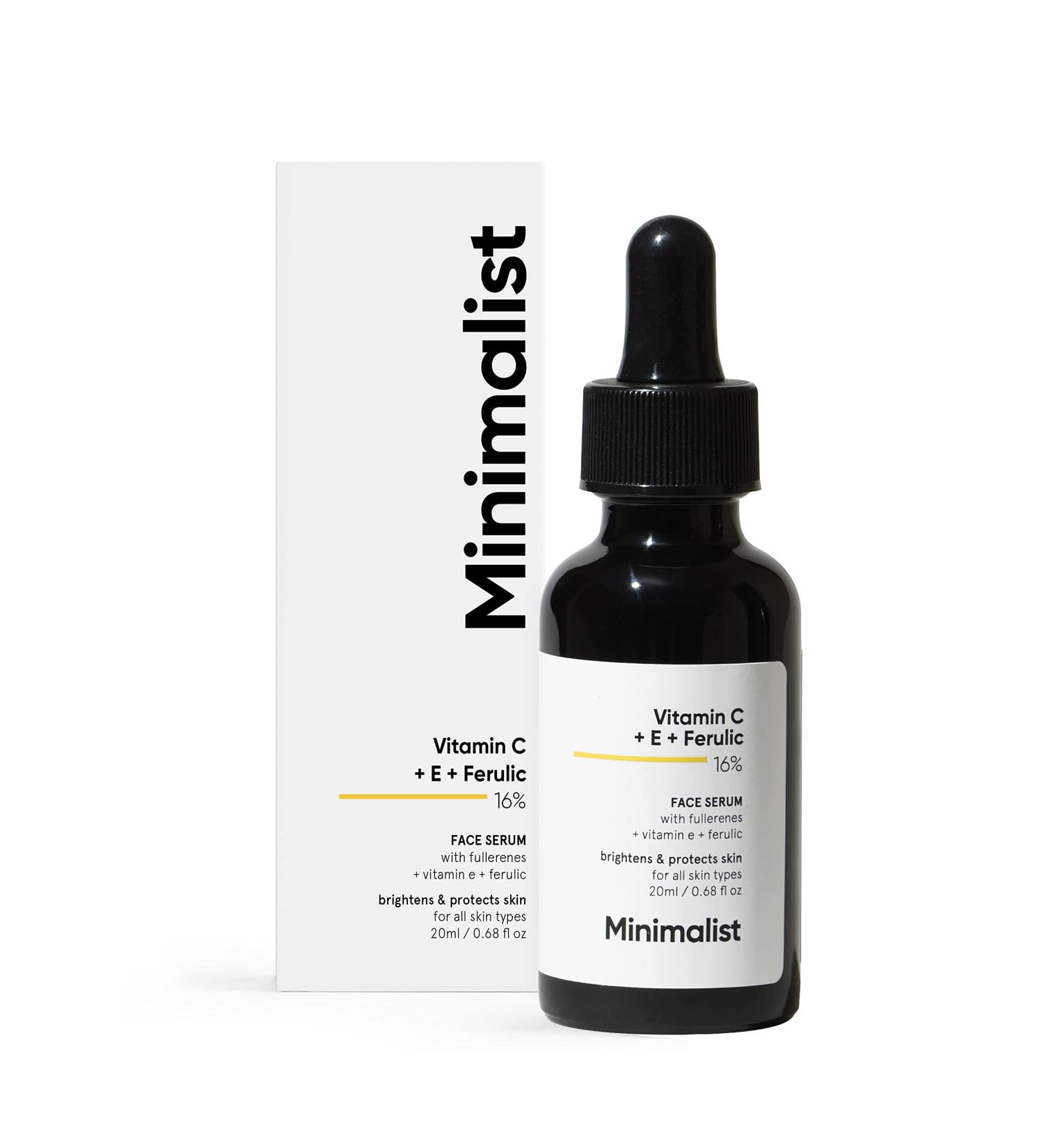 16% Vitamin C Serum with Vitamin E & Ferulic Acid for Glowing Skin - 20ml - Buy Online on GoSupps.com