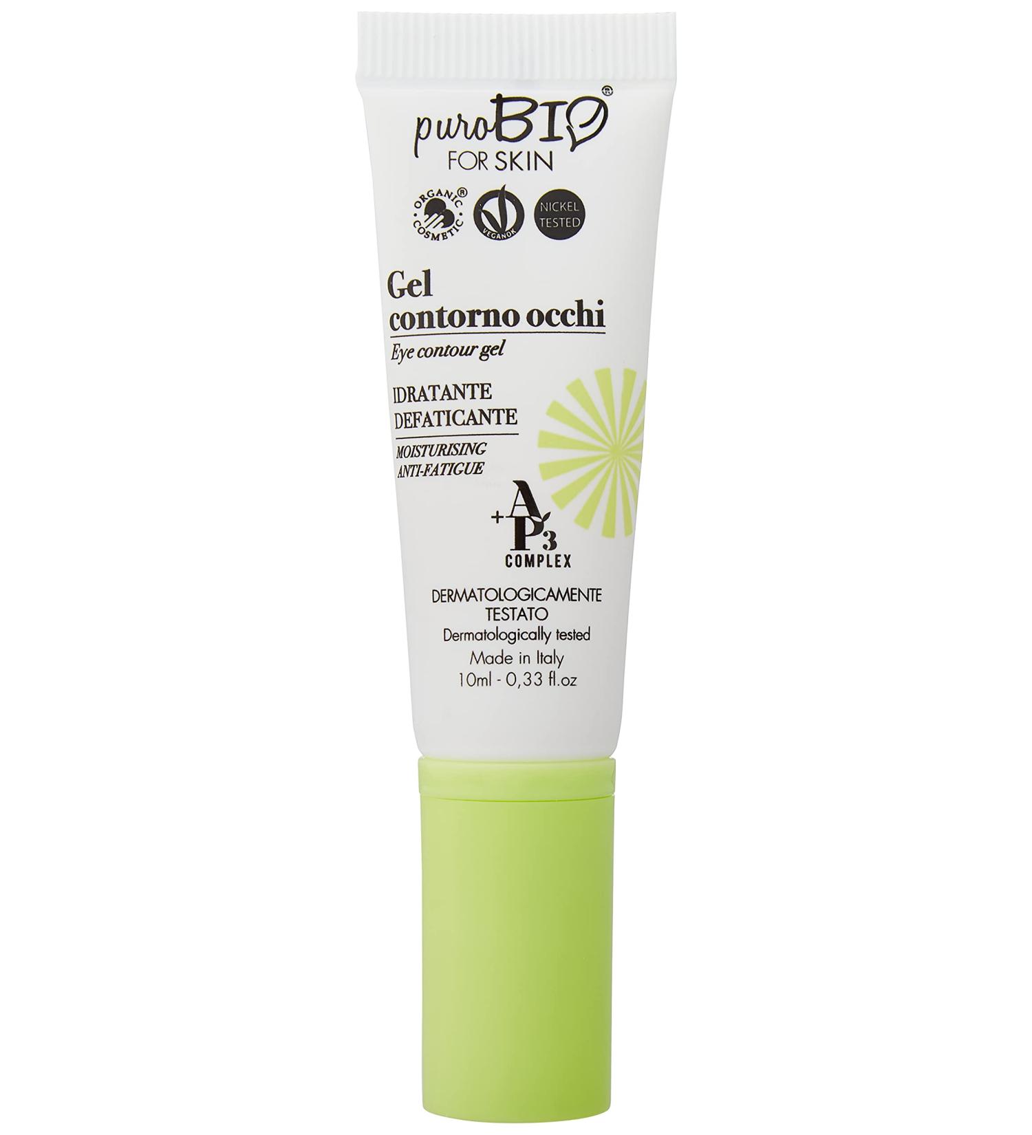 PUROBIO Anti-Fatigue Moisturising Eye Contour Gel 10 ml | Hydrate & Revive Tired Eyes - International Shipping Available - Buy Online on GoSupps.com