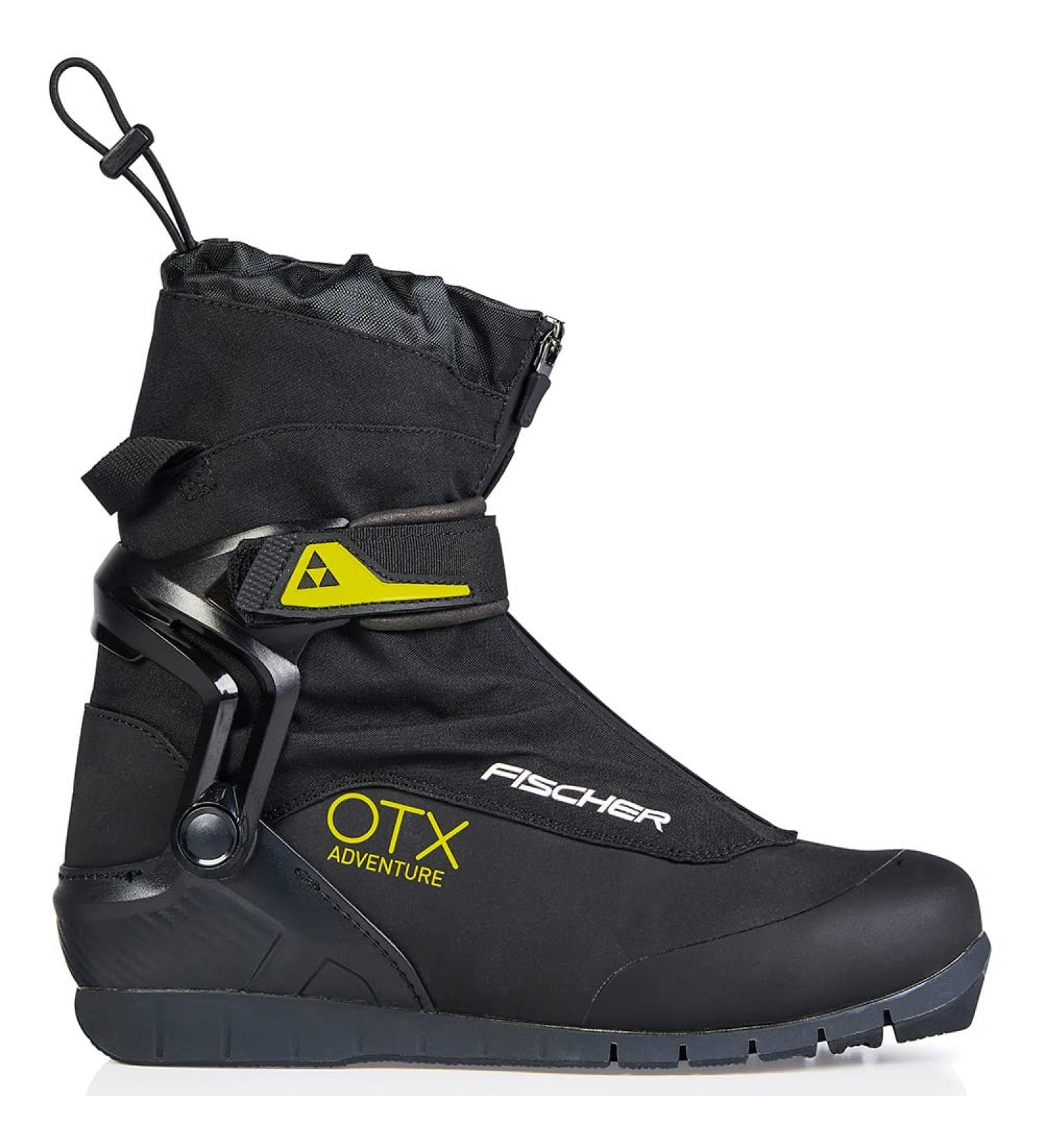 FISCHER Unisex Skiing Snow Boots - Black, Size 44 | Hinged Cuffs, Secure Fit, Warm OTX Adventure Boots - Buy Online on GoSupps.com
