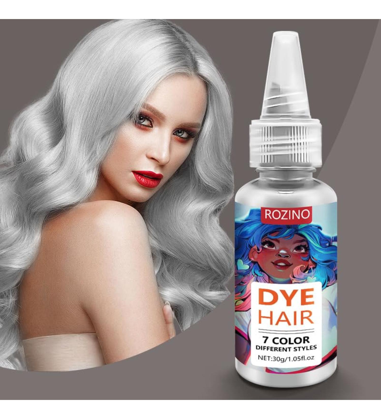 Temporary Hair Dye Gray One-time Hair Dye Cream Temporary Hair Wax Colour Hair Wax Hair Style Dye Mud One-Time Hair Paint Hair Dye Temporary Wash Out Easily for Men Women