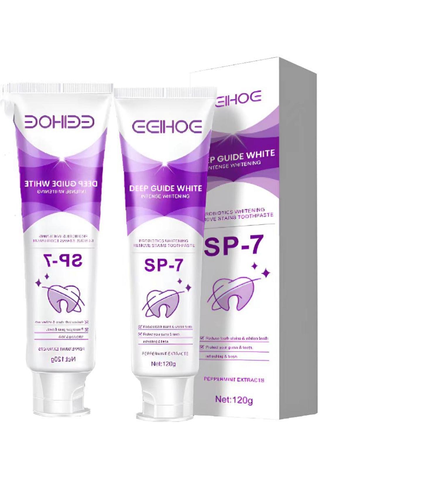 GerRit SP-7 Probiotic Whitening Toothpaste - Advanced Stain Removal Deep Cleaning and Refreshing Breath for Optimal Oral Care - Buy Online on GoSupps.com