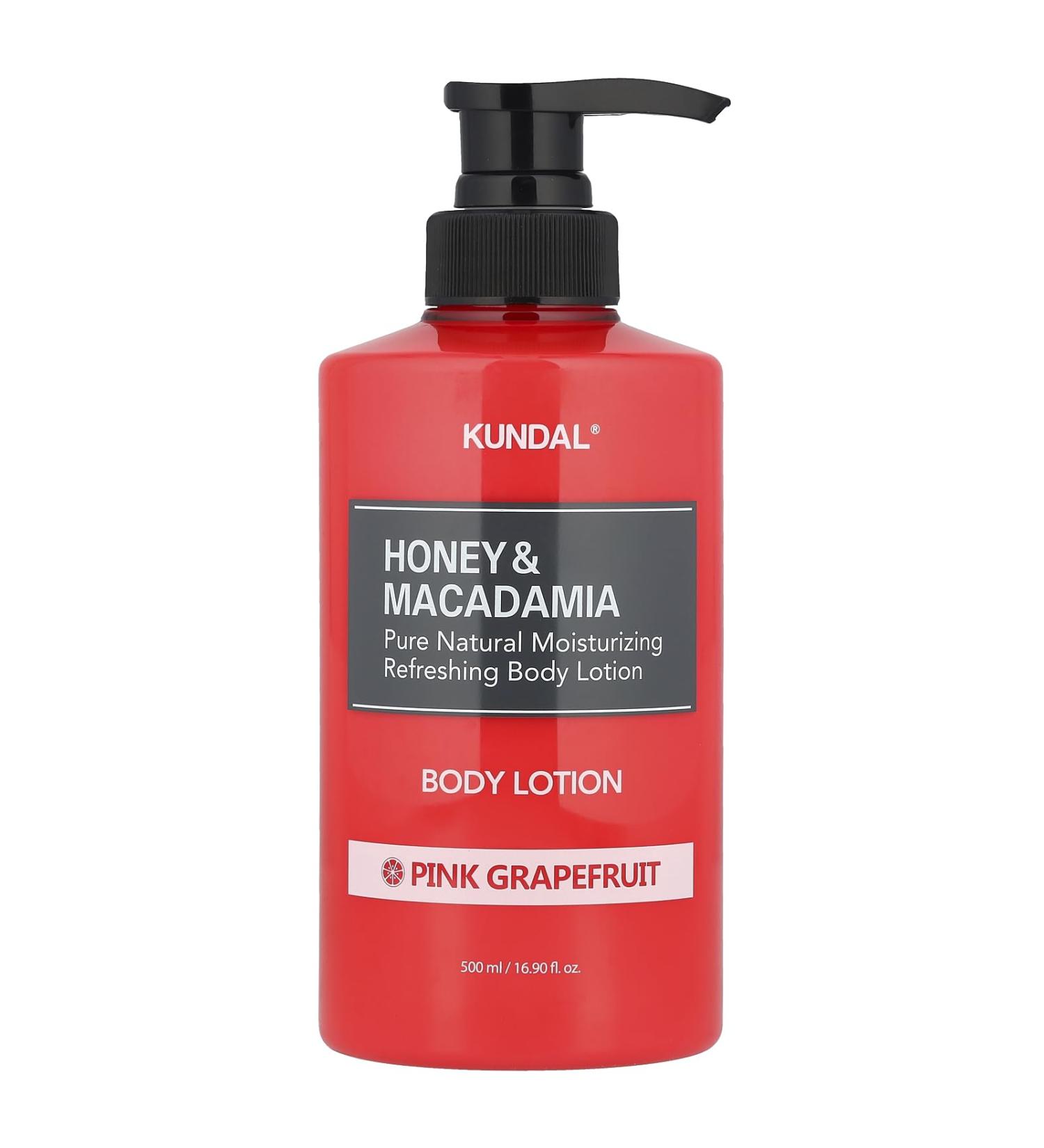 Soleo Cosmetics KUNDAL Moisturizing body lotion 500 ml pink grapefruit