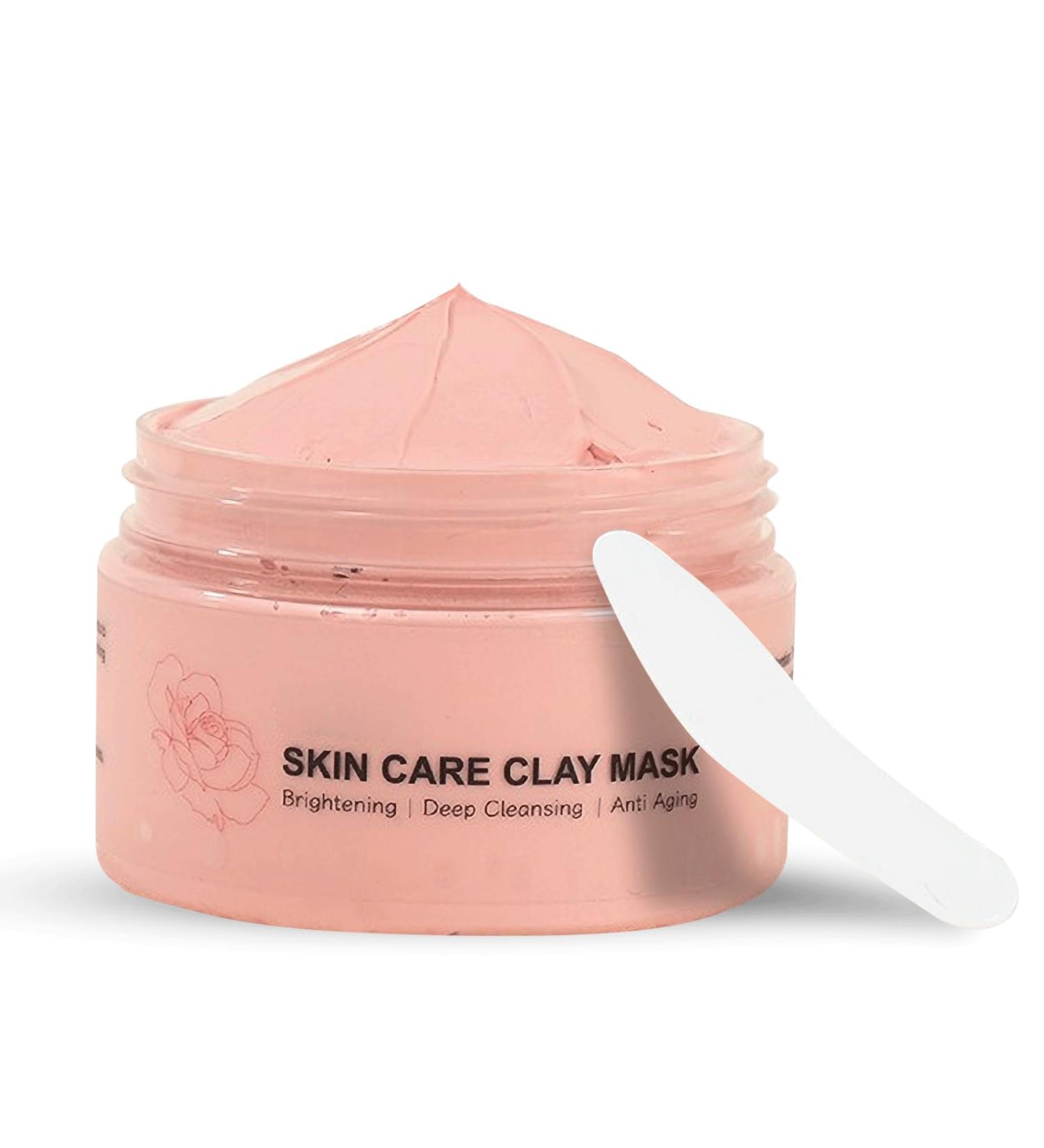 Dead Sea Mask Refining Pores Deep Cleansing Face Mask Skin Care Improve Blackheads Acne Dark Spots Even Skin Tone Face Mask Control Oil (Pink) Kurkuma - Buy Online on GoSupps.com