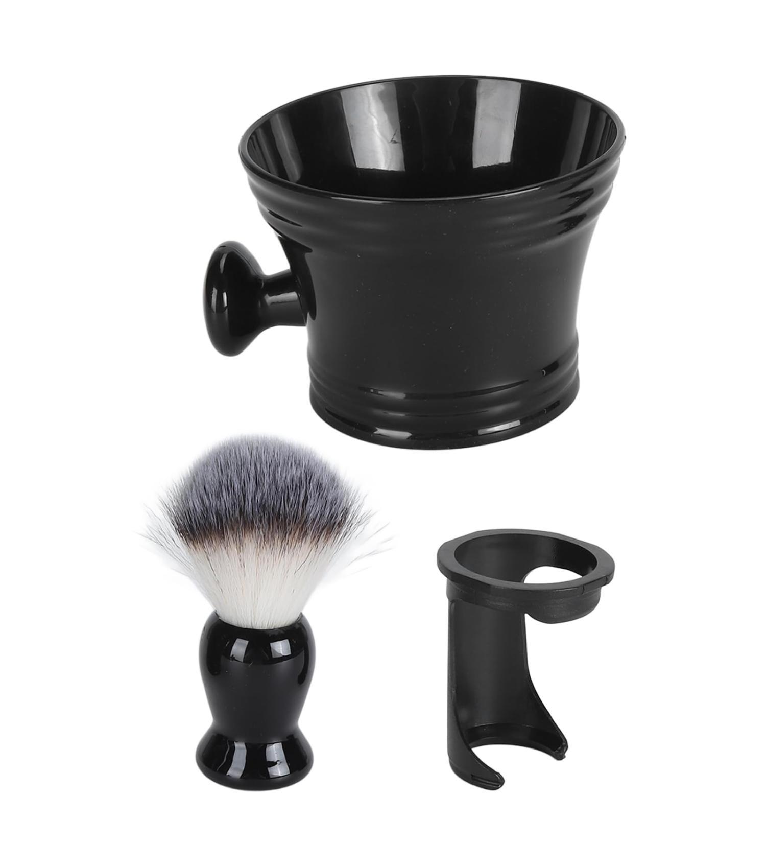 Saluaqui Razor Brush Set - Perfect Beard Rack & Bowl for Daily Use | Ideal Gift for Dad Husband & Friends | Birthday & Valentine's Day - Buy Online on GoSupps.com