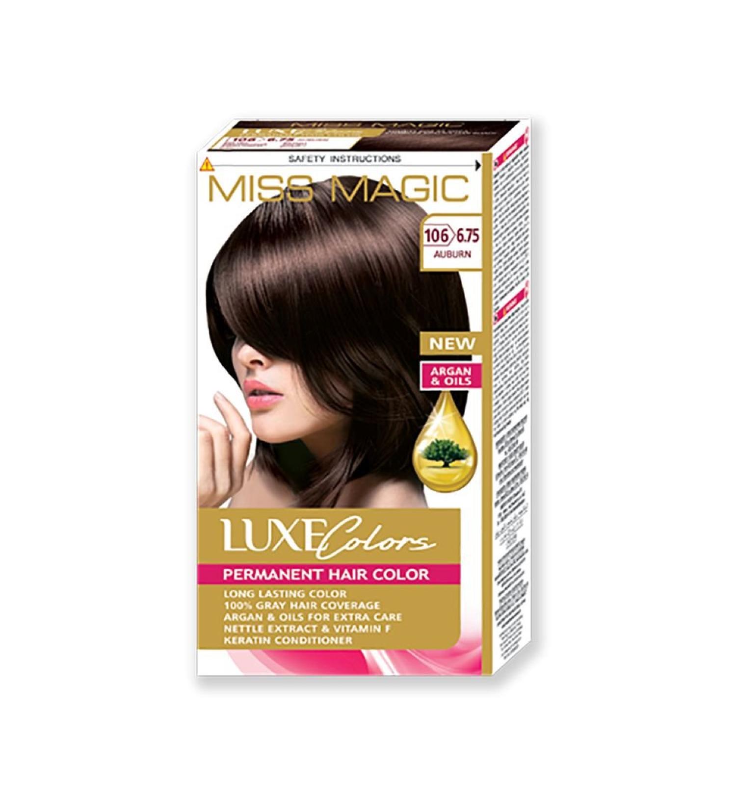 HAIR DYE MISS MAGIC COPPER HAIR COLOUR WITH ARGAN