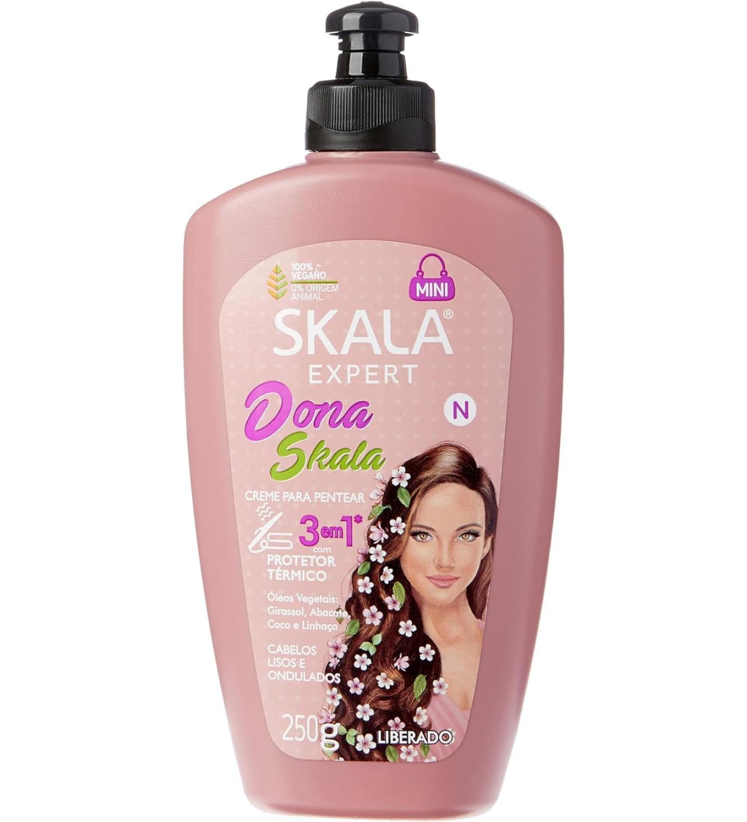 -Skala Expert- Cr me Coiffante "Dona" 250gr - 100% vegan - Aux huiles v g tales qui renforcent et donnent de la brillance aux cheveux