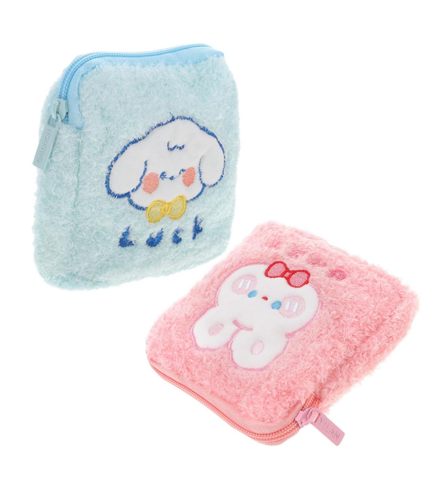 Anneome 2pcs Napkin Storage Bag for Women - Menstrual Pad Pouch & Holder Hand Bag - Coin Purse for Travel - Period Container - Buy Online on GoSupps.com