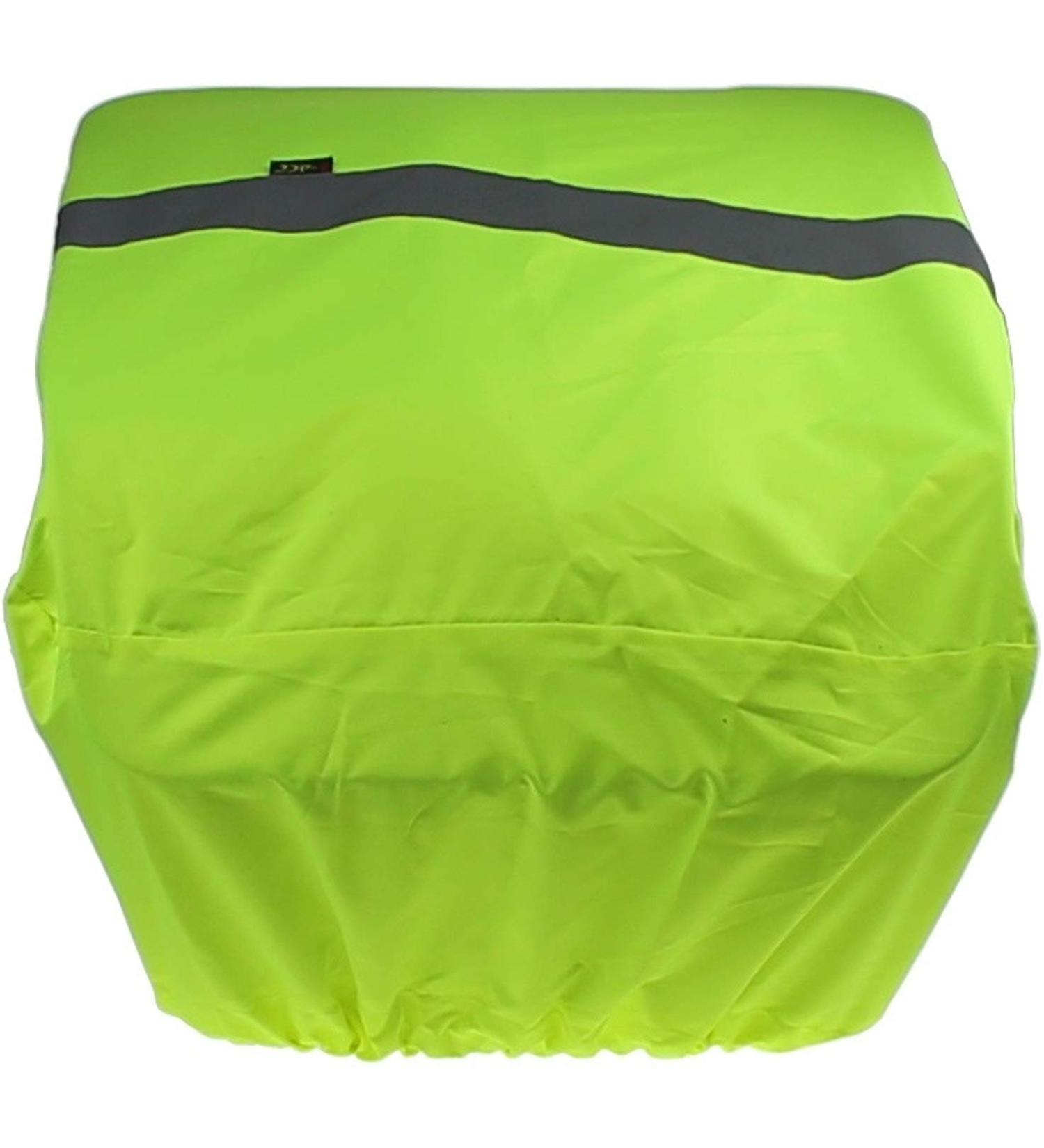 Rain Protection Bicycle Basket Cover - P4B Neon Yellow Water-Repellent with Reflex Strip for Bikes | International Shipping Available - Buy Online on GoSupps.com