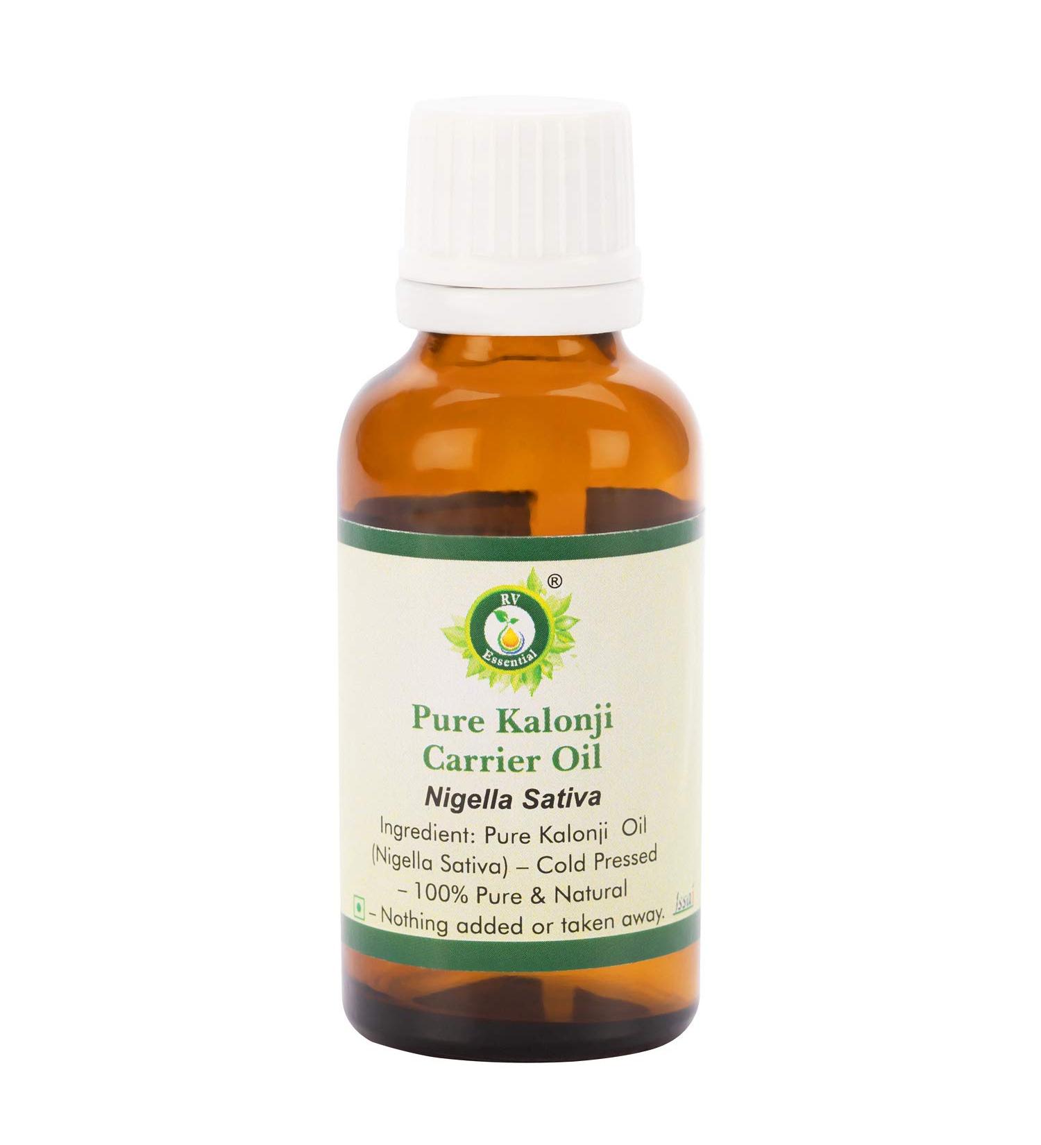Kalonji Oil | Nigella Sativa | Pure Kalonji Oil | 100% Pure Natural | Cold Pressed Kalonji Oil | 5ml | 0.169oz By R V Essential 5 ml (Pack of 1) - Buy Online on GoSupps.com