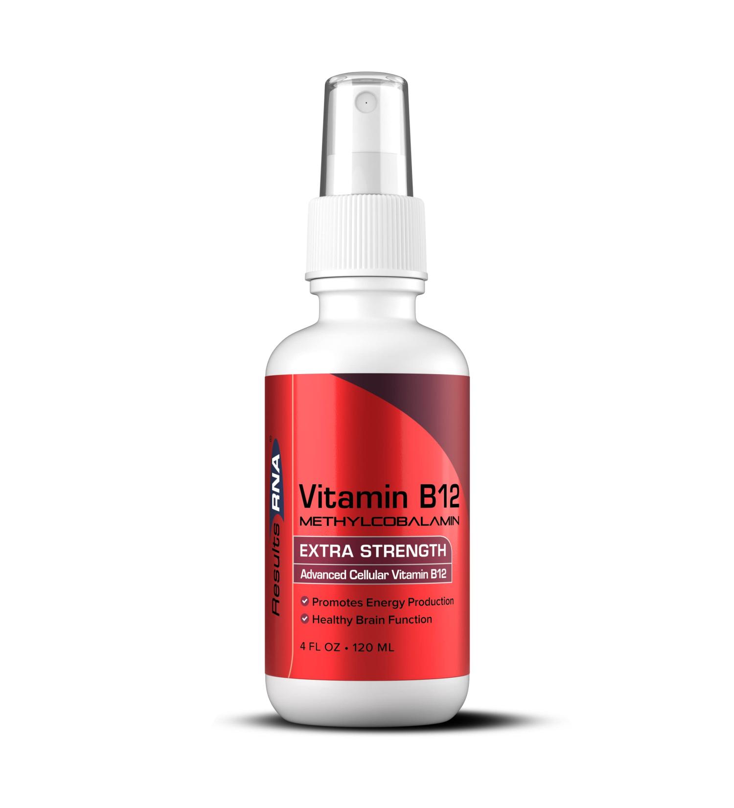 Results RNA Advanced Cellular Vitamin B12 Methylcobalamin Spray - Heart Health & Energy Support - 4 oz - Buy Online on GoSupps.com
