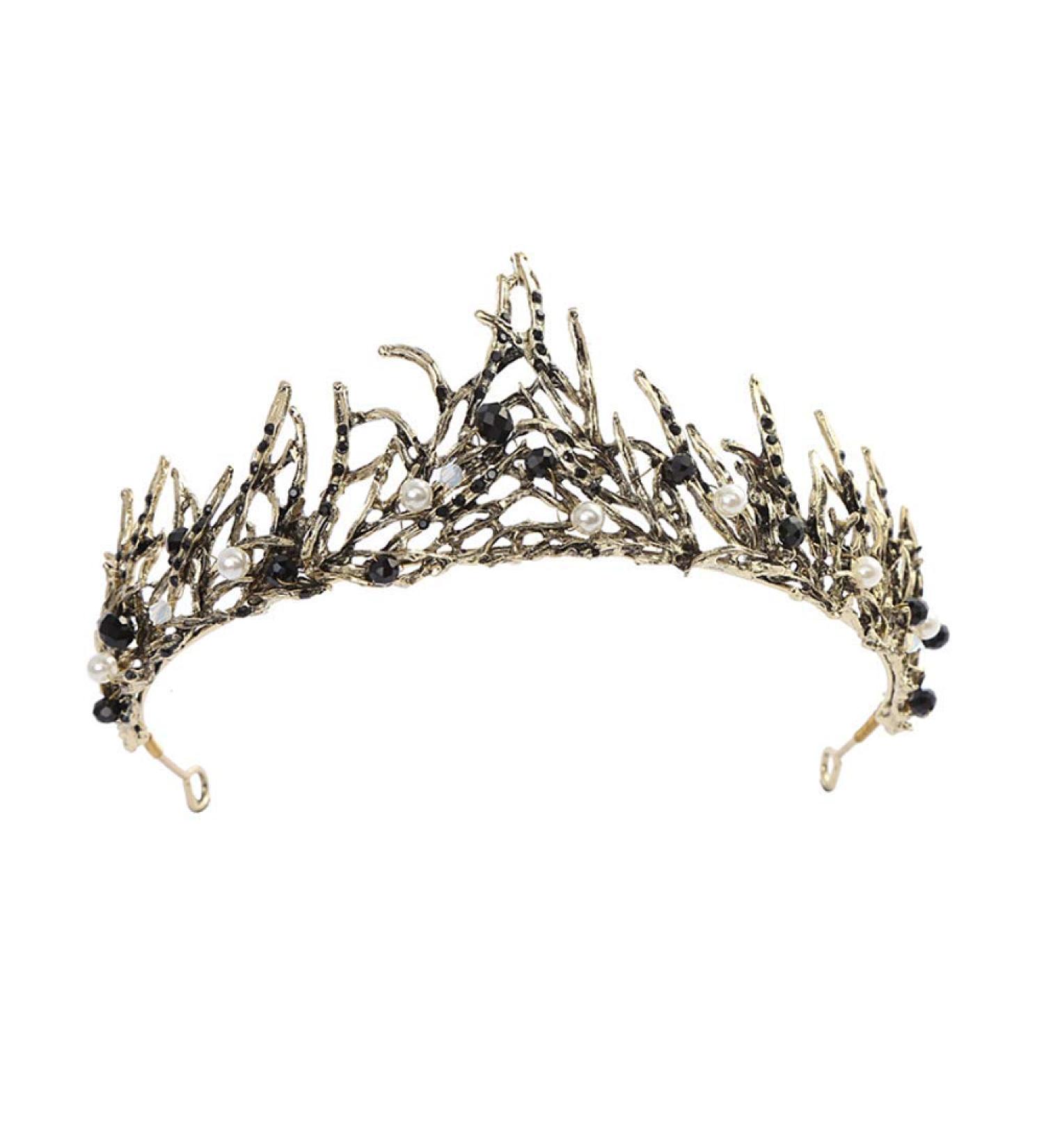 Voarge Crystal Tiara Crown for Bridal & Princess Vintage Wedding Diadem Perfect for Birthdays Proms Showers & Costumes - Buy Online on GoSupps.com