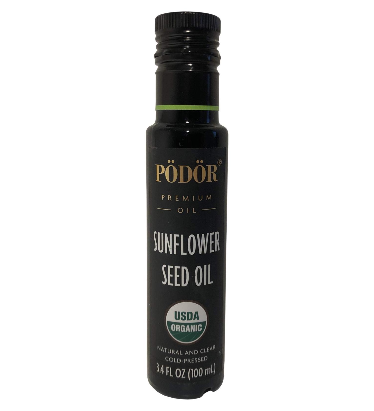 Buy P D R Organic Cold Pressed Sunflower Oil 100ml - Natural & Unfiltered - Worldwide Shipping - Buy Online on GoSupps.com