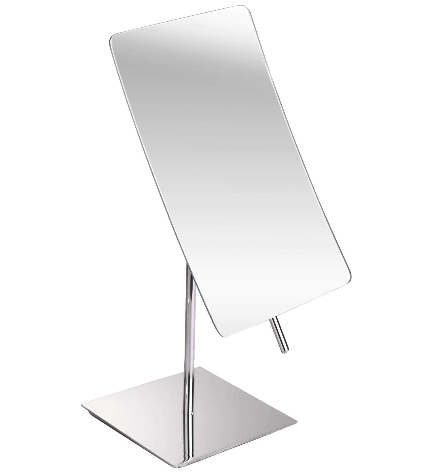 Hamilton Hills 5x Magnified Contemporary Silver Stainless Steel Makeup Mirror | Portable & Adjustable | Luxury Quality - Buy Online on GoSupps.com