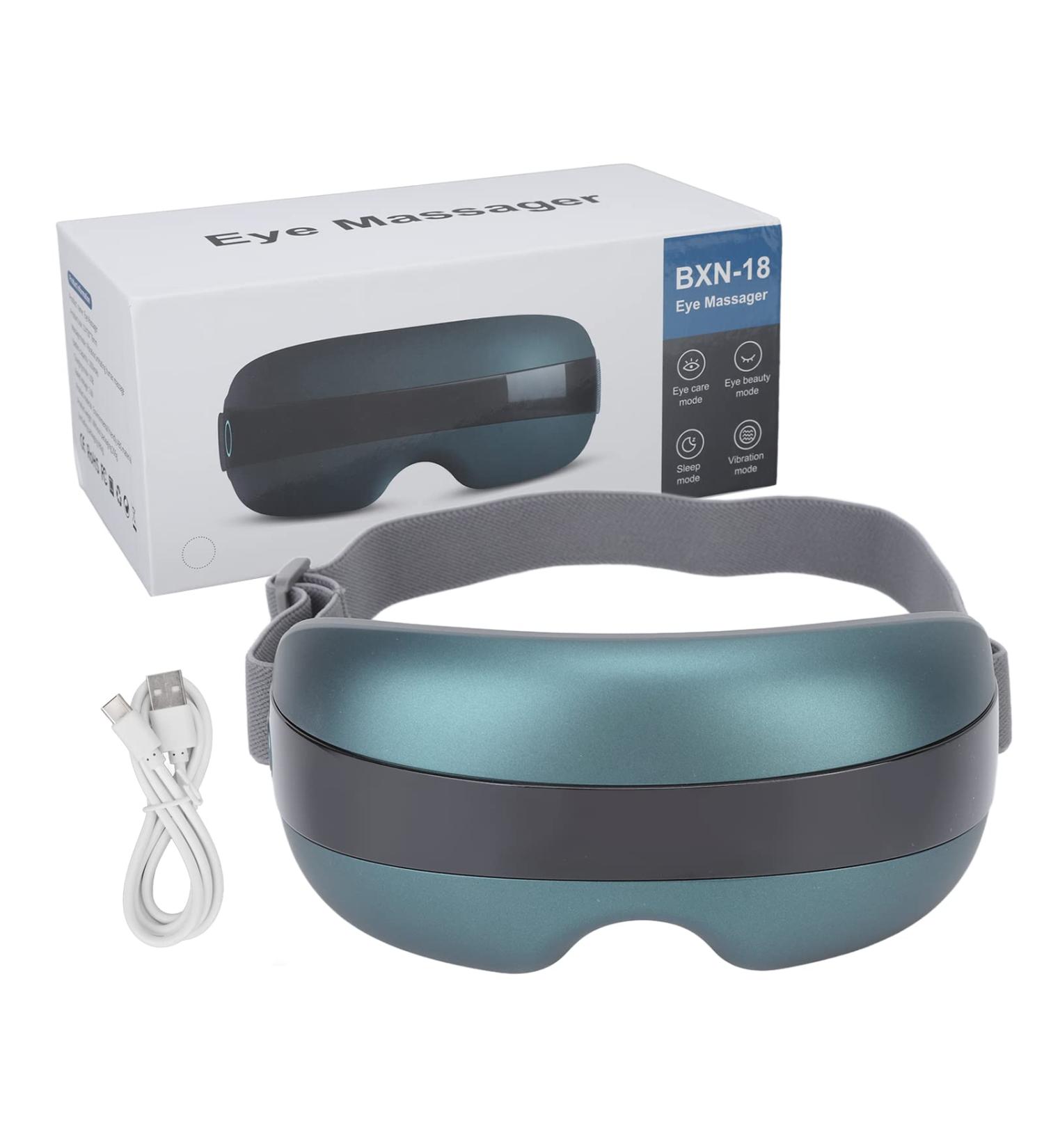 Dekaim Visual Eye Massager - Rechargeable Adjustable Vibration Device for Eye Relief & Music Therapy | International Shipping - Buy Online on GoSupps.com