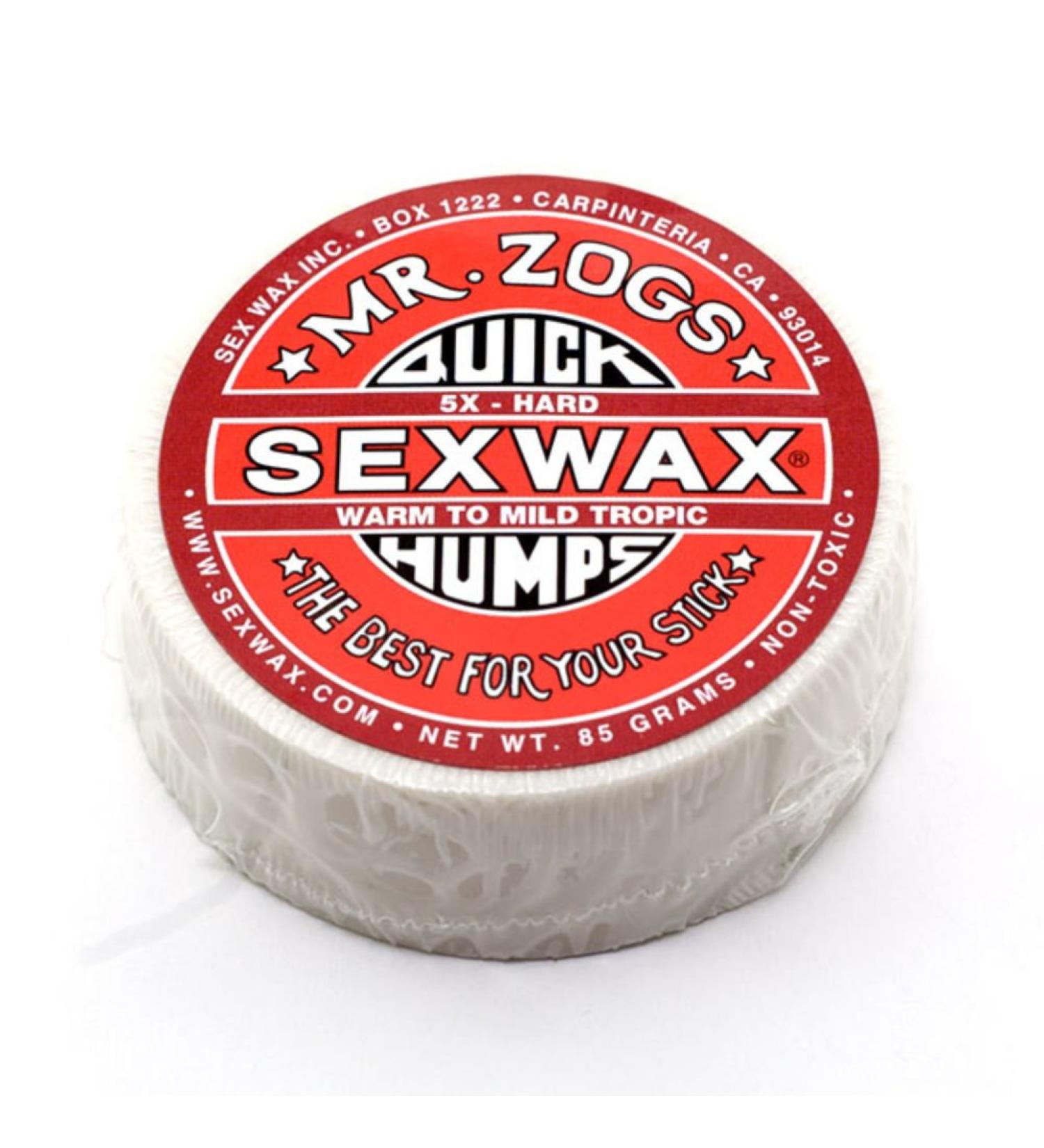 SexWax Quick Humps Mr Zogs Surfboard Wax / 5X Hard - Red