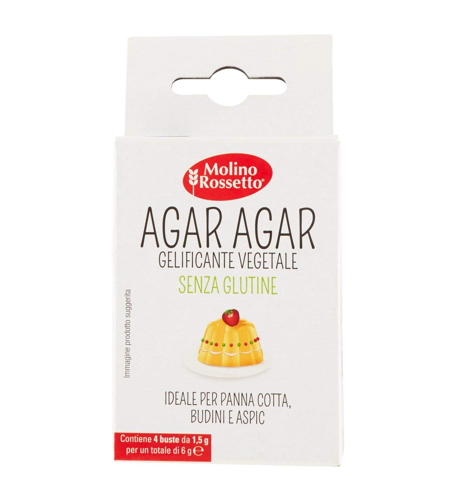  Molino Rossetto Molino Rossetto Gluten Free Vegetable Gelling Sachets 4 x 1.5g - Buy Online on GoSupps.com
