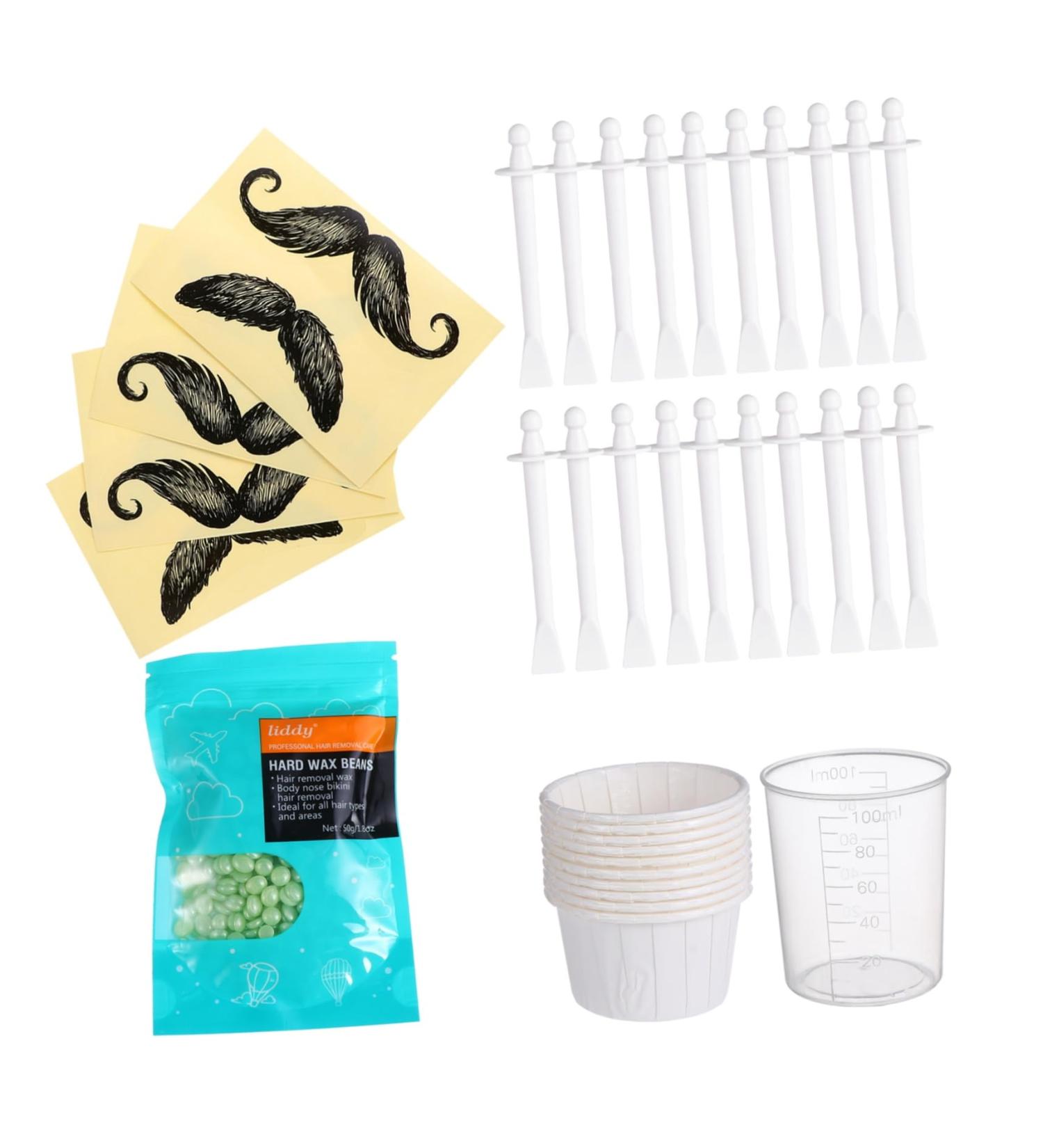Frcolor Nose Hair Removal Set Wax Sticks Strips & Trimmer for Smooth Results | Ideal for Eyebrow & Nose Waxing - Buy Online on GoSupps.com