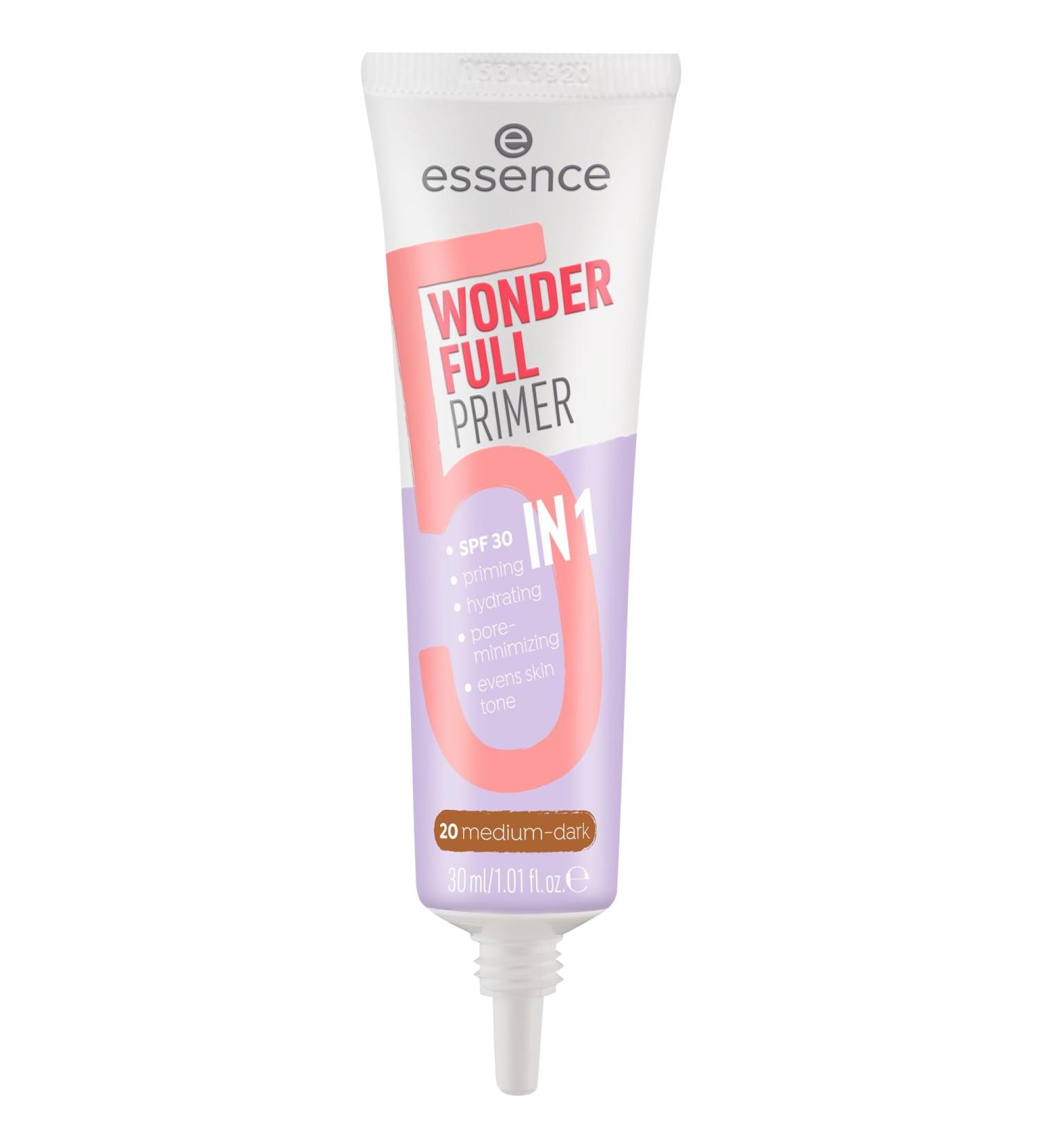 Essence Cosmetics Wonder Full Primer 5 in 1 Moisturizing Mattifying Protective Matte 30 ml - Buy Online on GoSupps.com