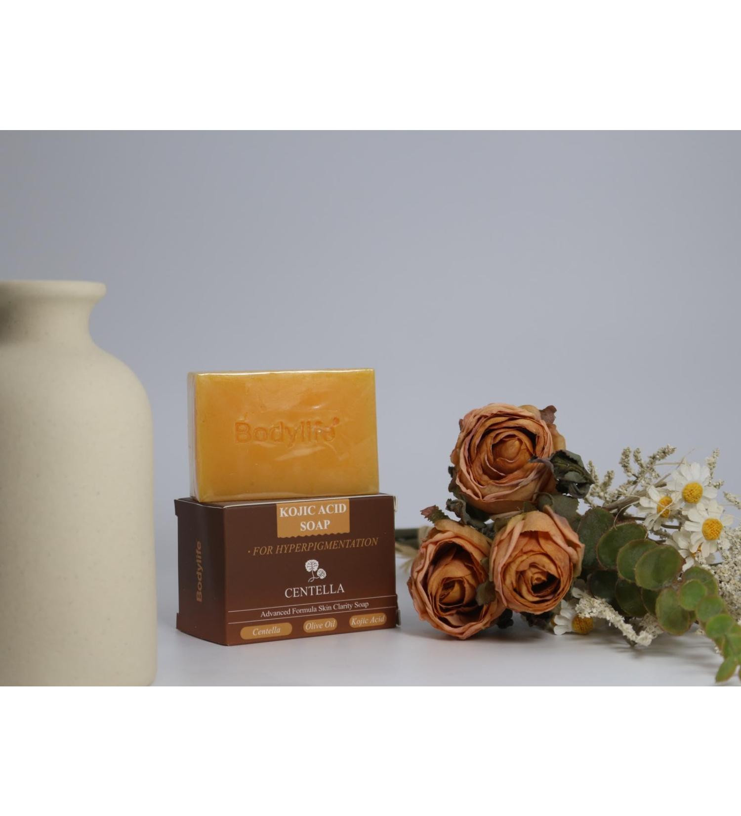 Buy Centella Asiatica Soap Bar with Kojic Acid & Olive Oil | Daily Care for All Skin Types - Buy Online on GoSupps.com