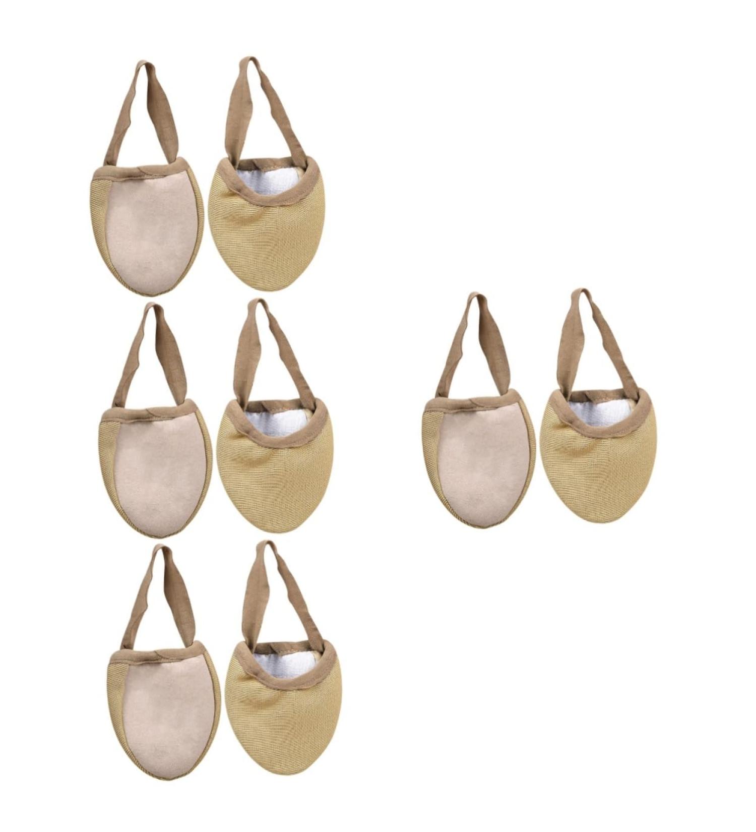 Healvian 4 Pairs Half Palm Toe Sleeve & Insoles for Ladies & Men's Pumps - Ballet Toe Pads & Sweat-Absorbing Socks - Buy Online on GoSupps.com