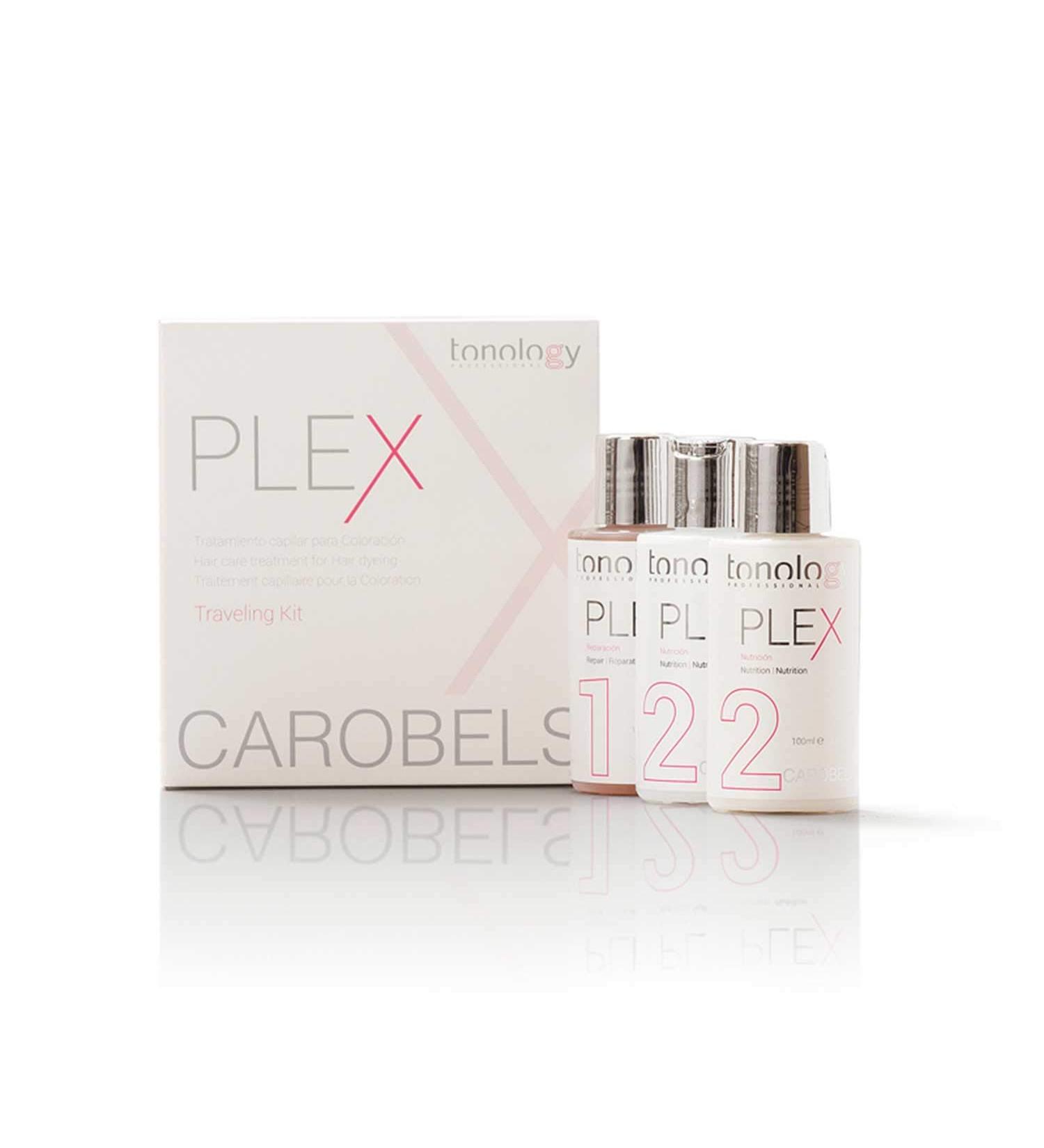  Tonology Plex - Plex Treatment Kit protects and repairs your hair damaged and dyed hair silicone-free Step 1 and 2 (3 x 100 ml) - Buy Online on GoSupps.com