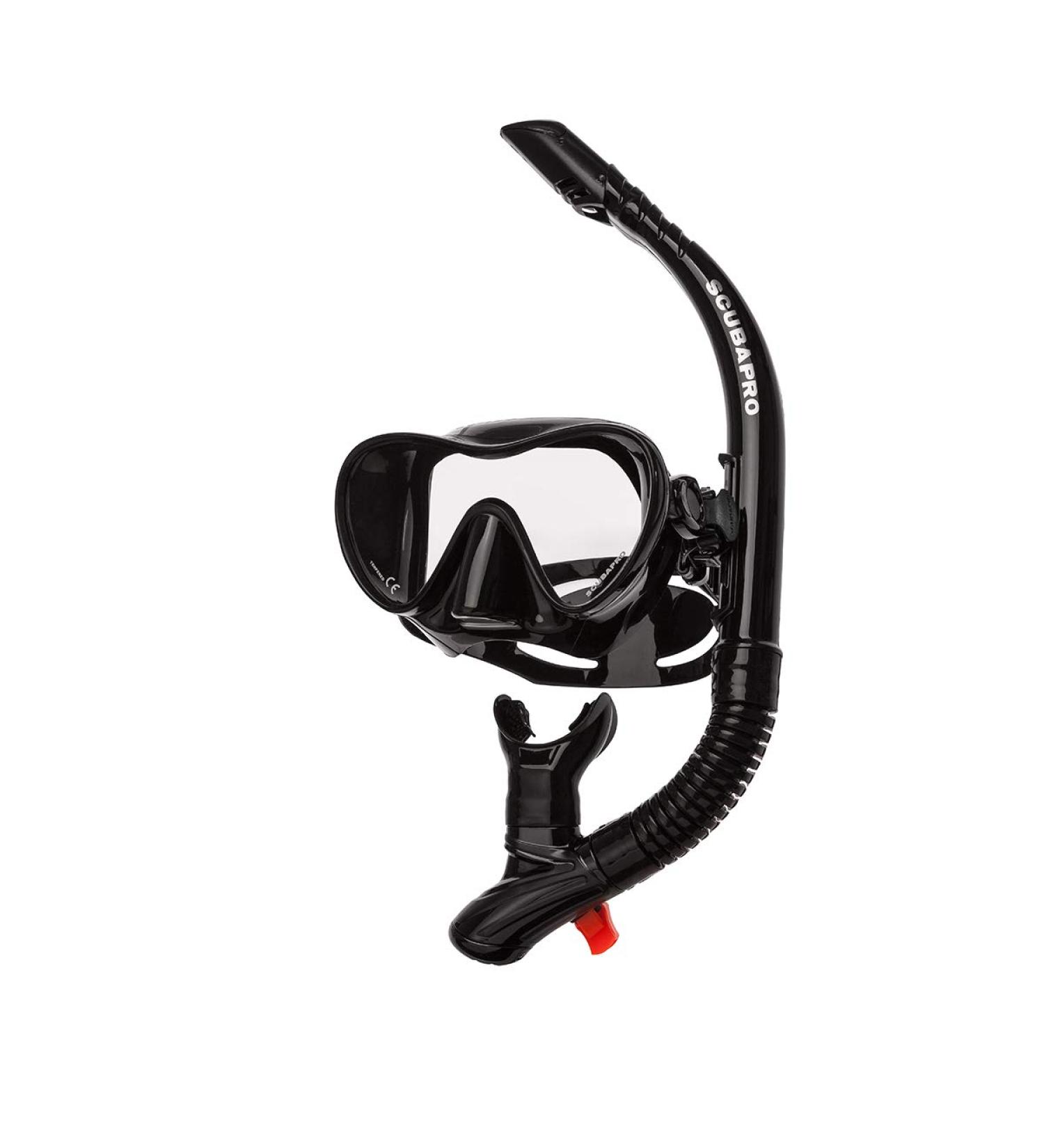 Scubapro Trinidad Adult Diving Mask/Snorkel Combo - Black | Top Quality Gear - Buy Online on GoSupps.com