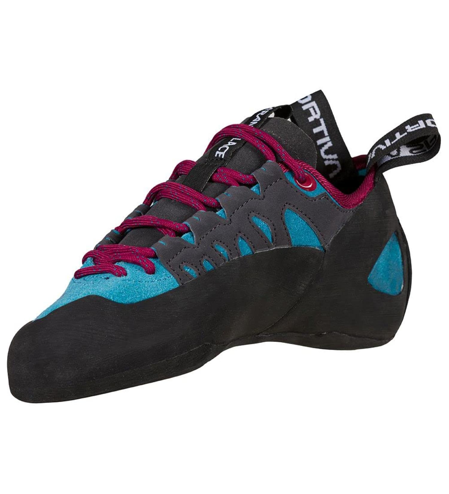 La Sportiva Women's Climbing Shoes 7 - Topaz/Red Plum | High-Performance Footwear - Buy Online on GoSupps.com