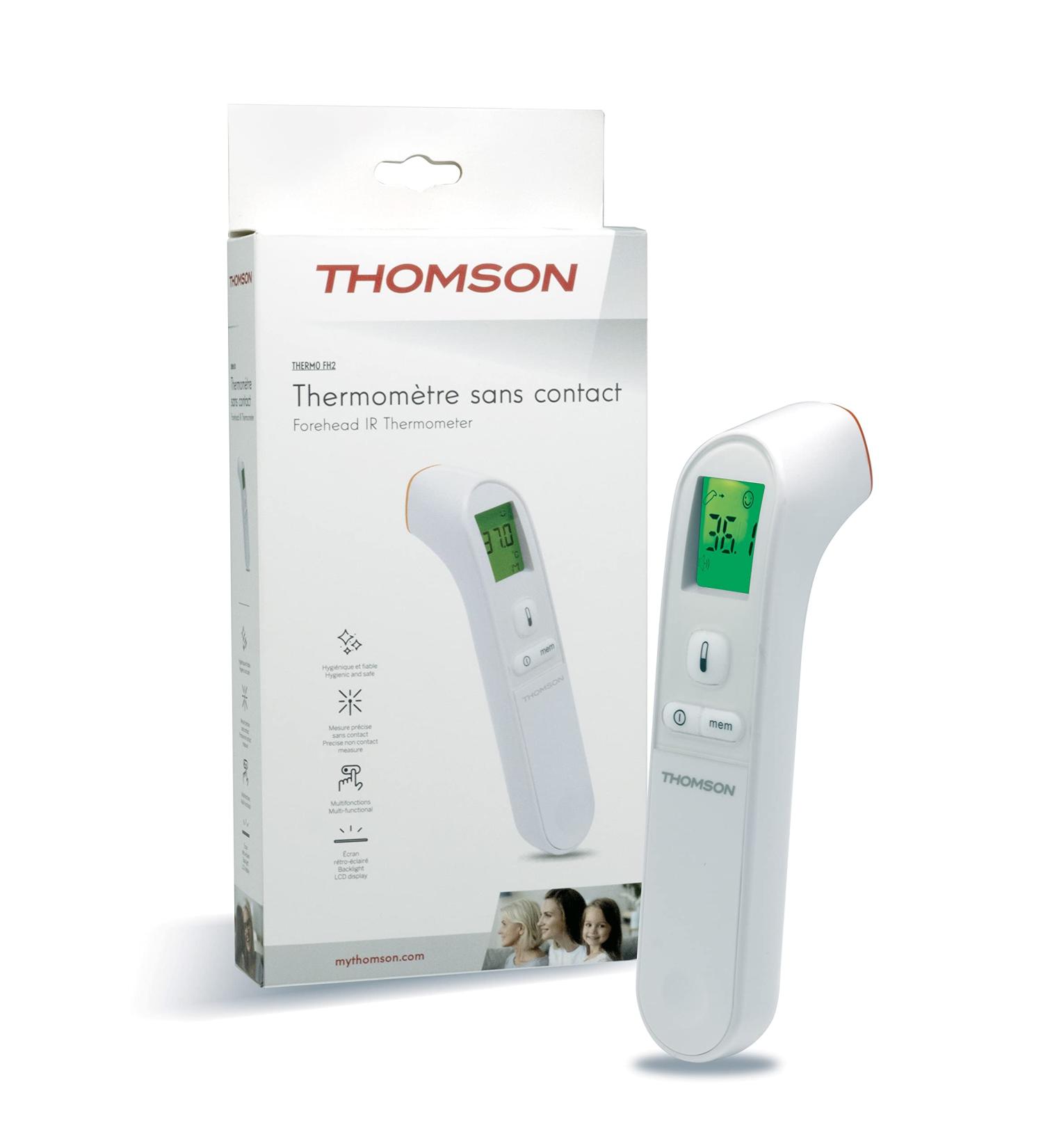 THOMSON Thermo FH2 - Non-contact thermometer - Instant and accurate reading - Object and body mode - Fever alarm 3 - Buy Online on GoSupps.com
