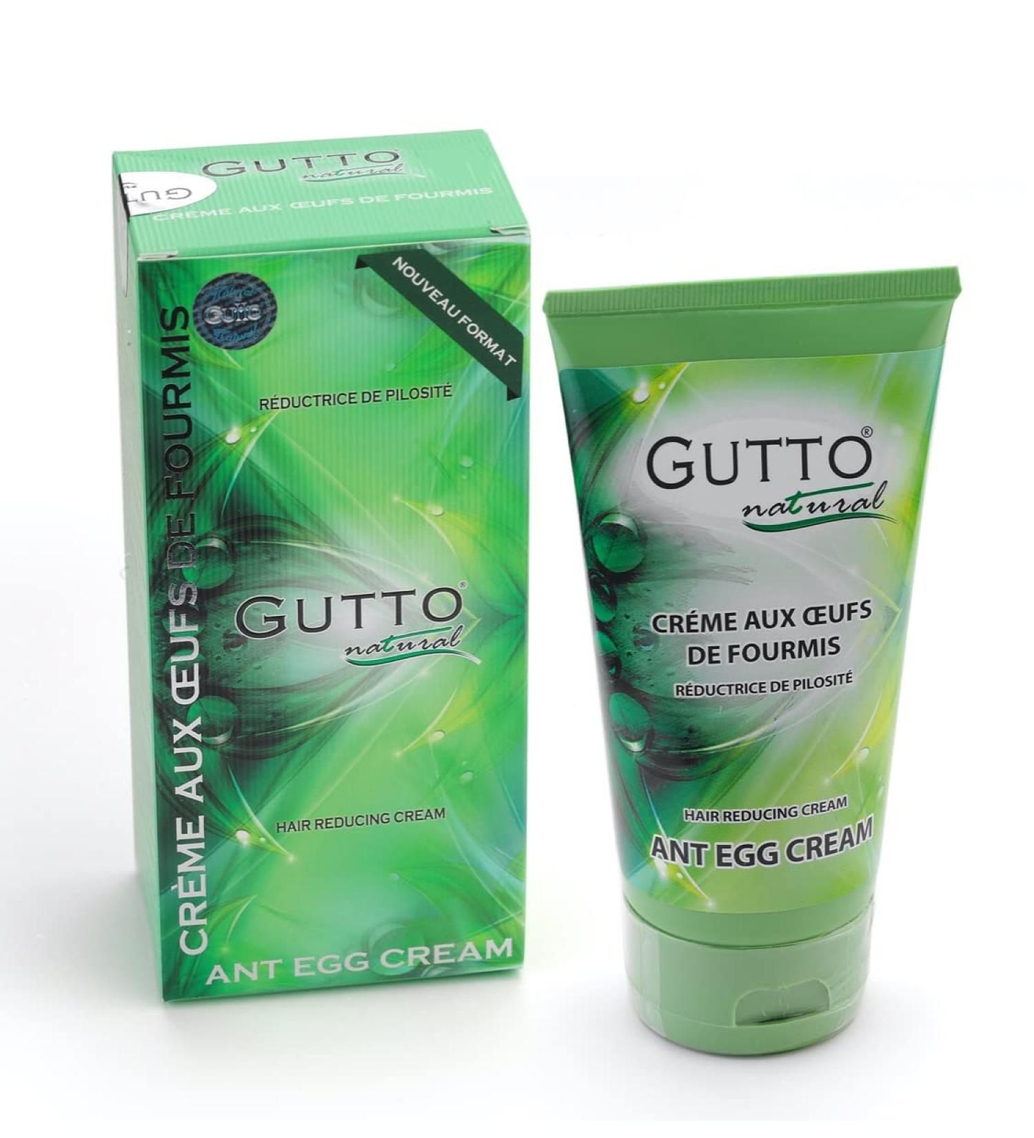 Gutto - Cr me aux ufs de Fourmis - Apr s-Epilation - Emp che la Repousse des Poils - 150 ML