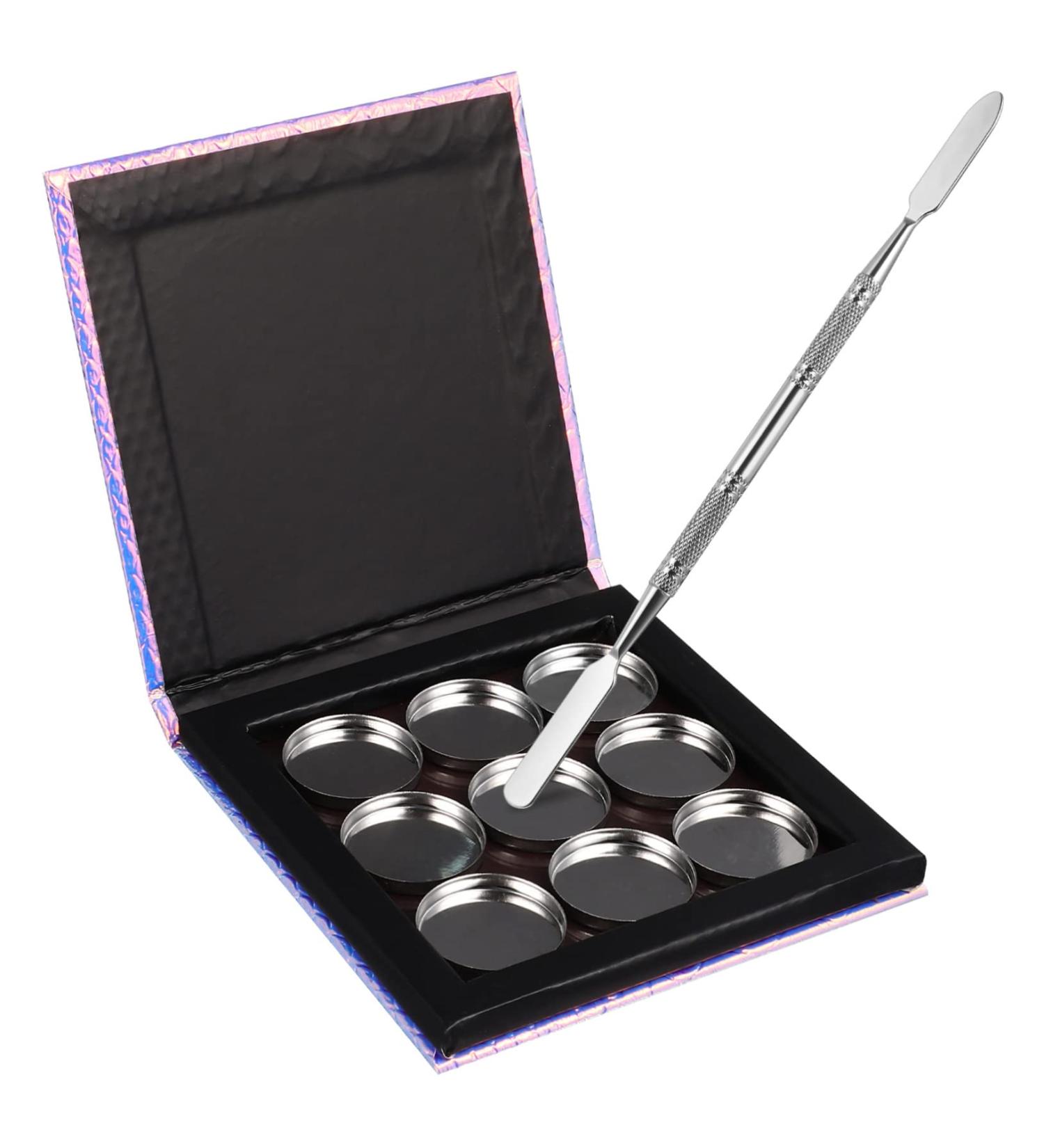Buy Magnetic Makeup Palette Set - Empty Cosmetics Holder for Eyeshadow & Blush - Ideal for Travel - Buy Online on GoSupps.com