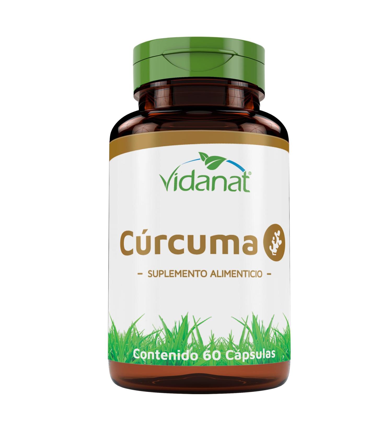 Vidanat Turmeric Curcumin 60 Capsules Natural Joint Support & Immune Health - Buy Online on GoSupps.com