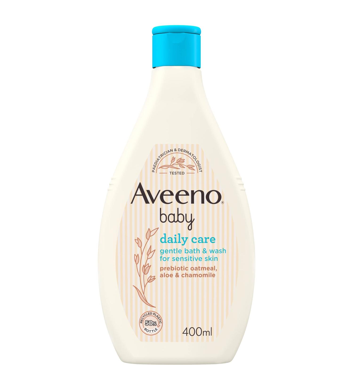 Aveeno Baby Gentle Bath & Wash with Chamomile - 400ml (Pack of 1) - Buy Online on GoSupps.com