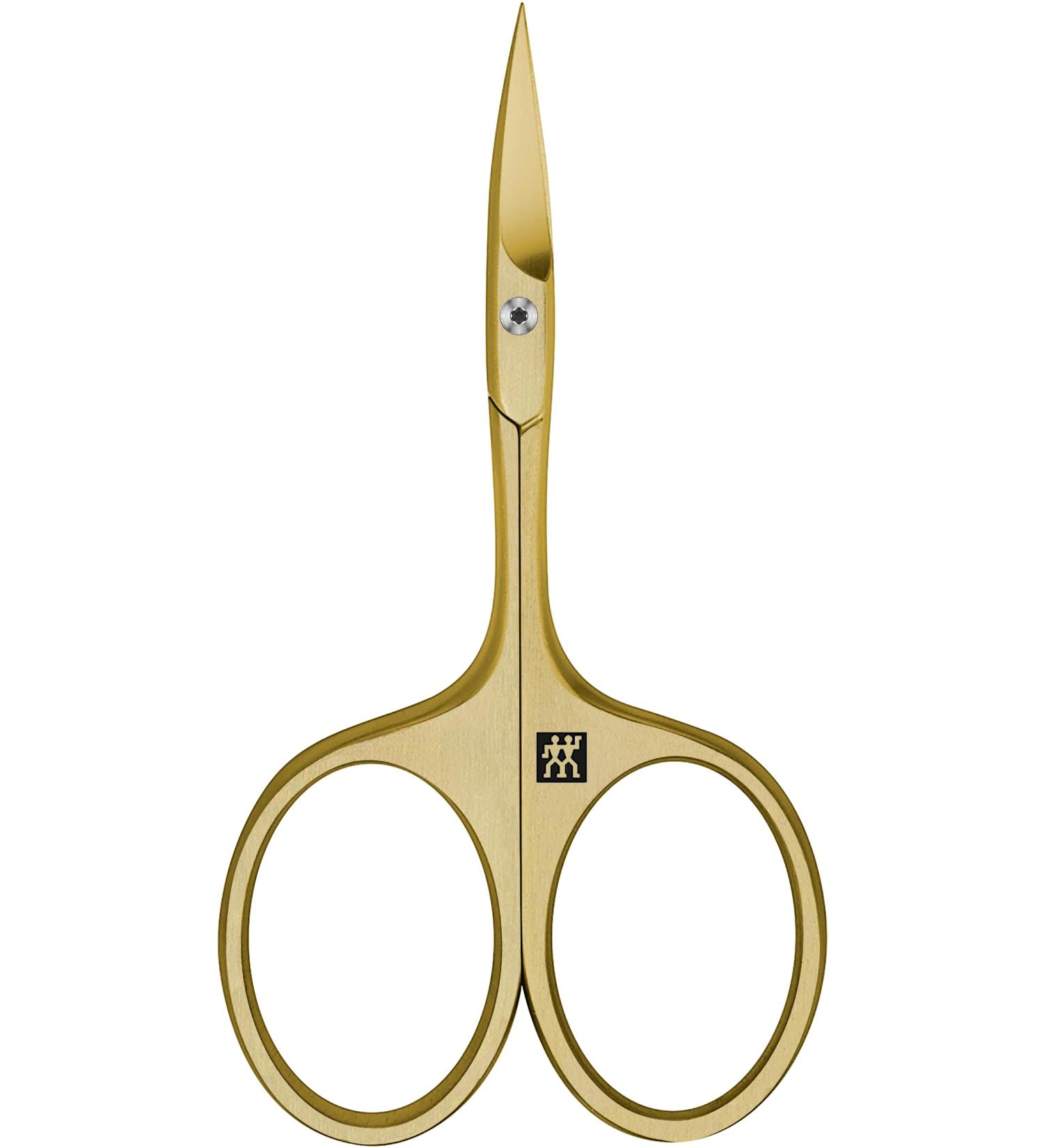 ZWILLING Cuticle Scissors (for Fine Cutting of Cuticles and Skin Remnants Safe Nail Care Sharp Edge) Premium Gold 95 mm - Buy Online on GoSupps.com