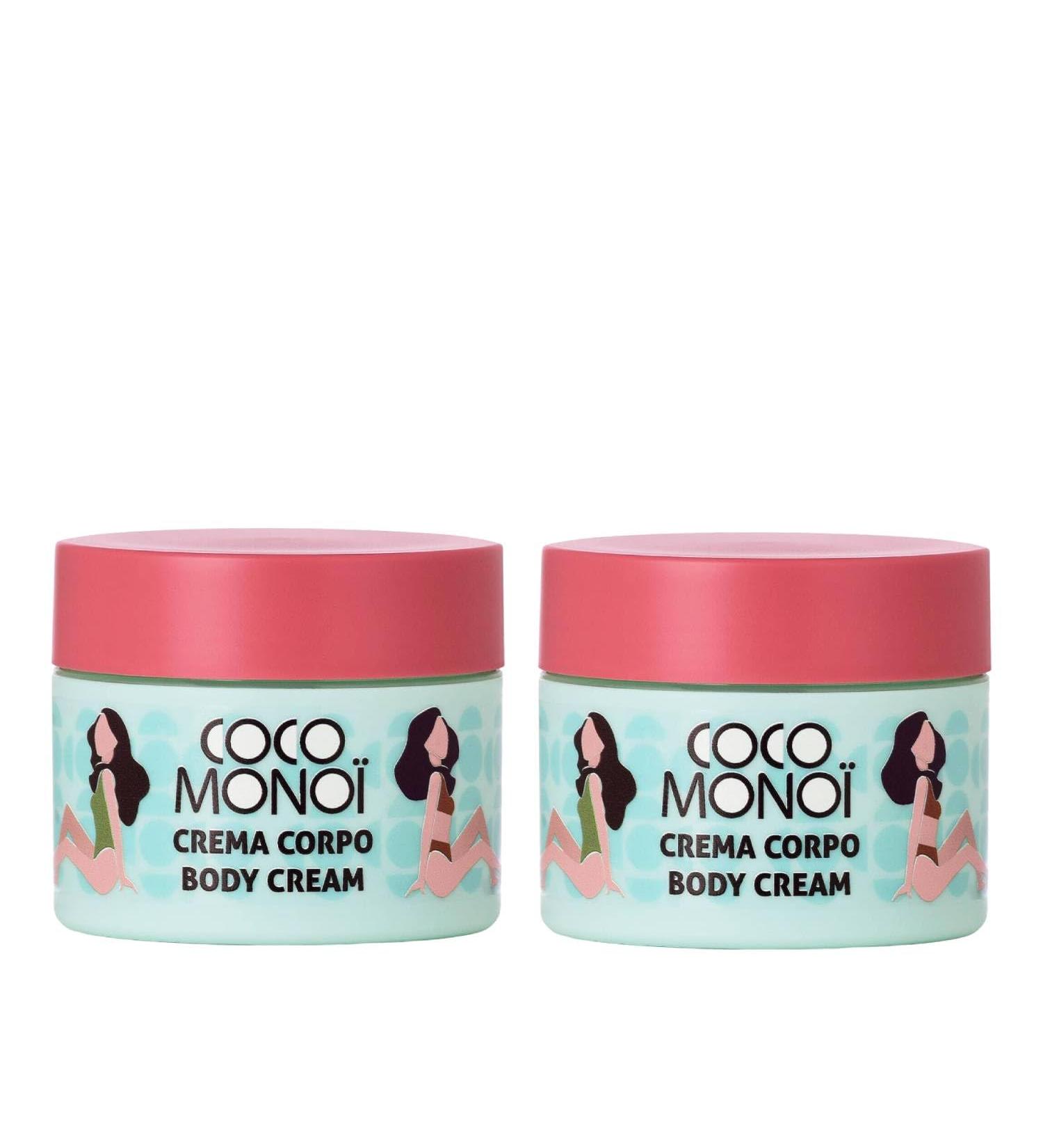  Coco Monoi 2-in-1 Nourishing and Brightening Body Cream - Moisturizing with Extra Glow Effect 250ml Jar - Soft and Radiant Skin (2 Units) - Buy Online on GoSupps.com