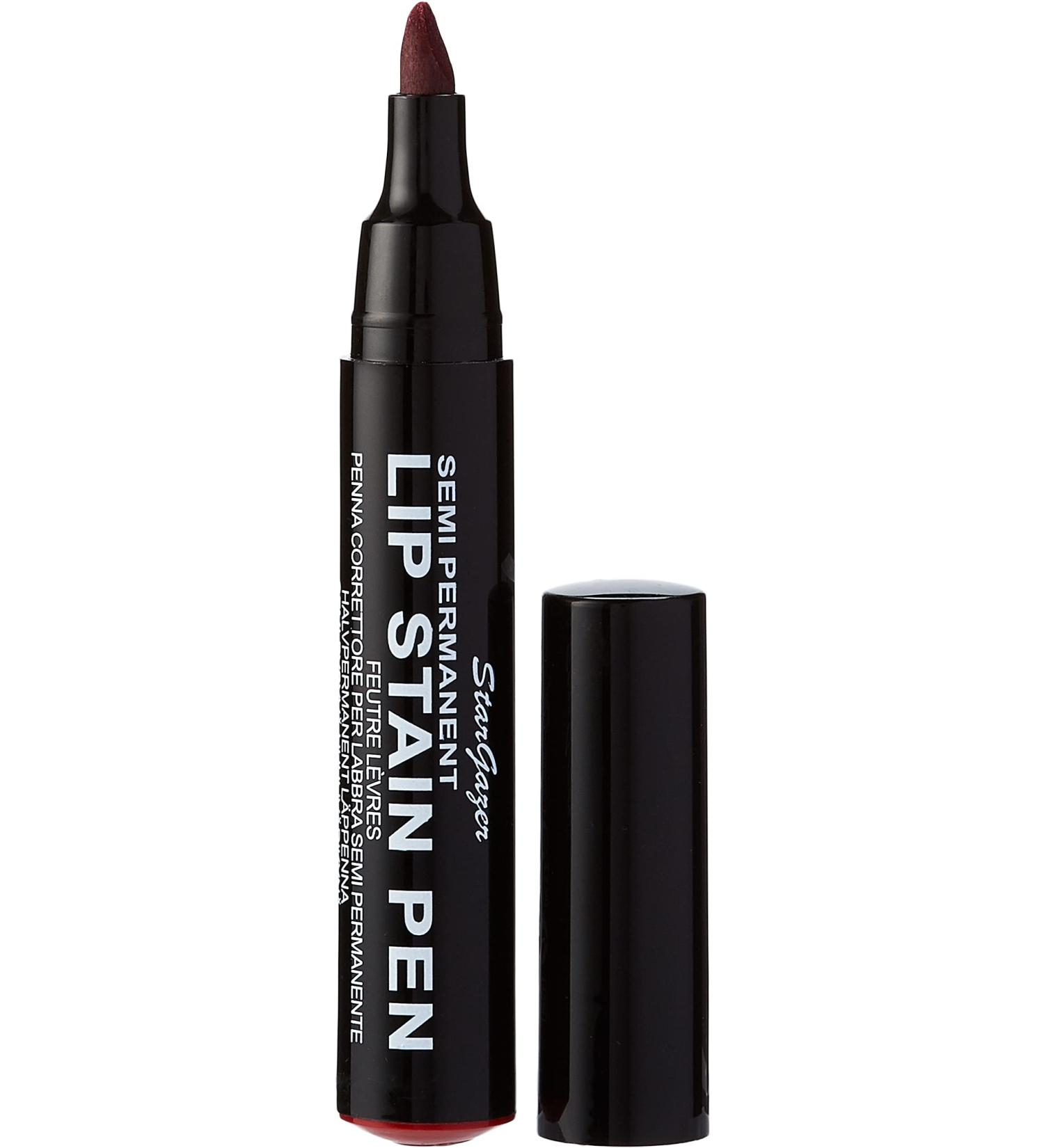 Stargazer Semi-Permanent Vegan Lip Stain Pen 9 - Creamy Matte Lip Colour - Reversible Nib - Up to 12 Hour Wear - 1 Count - Buy Online on GoSupps.com