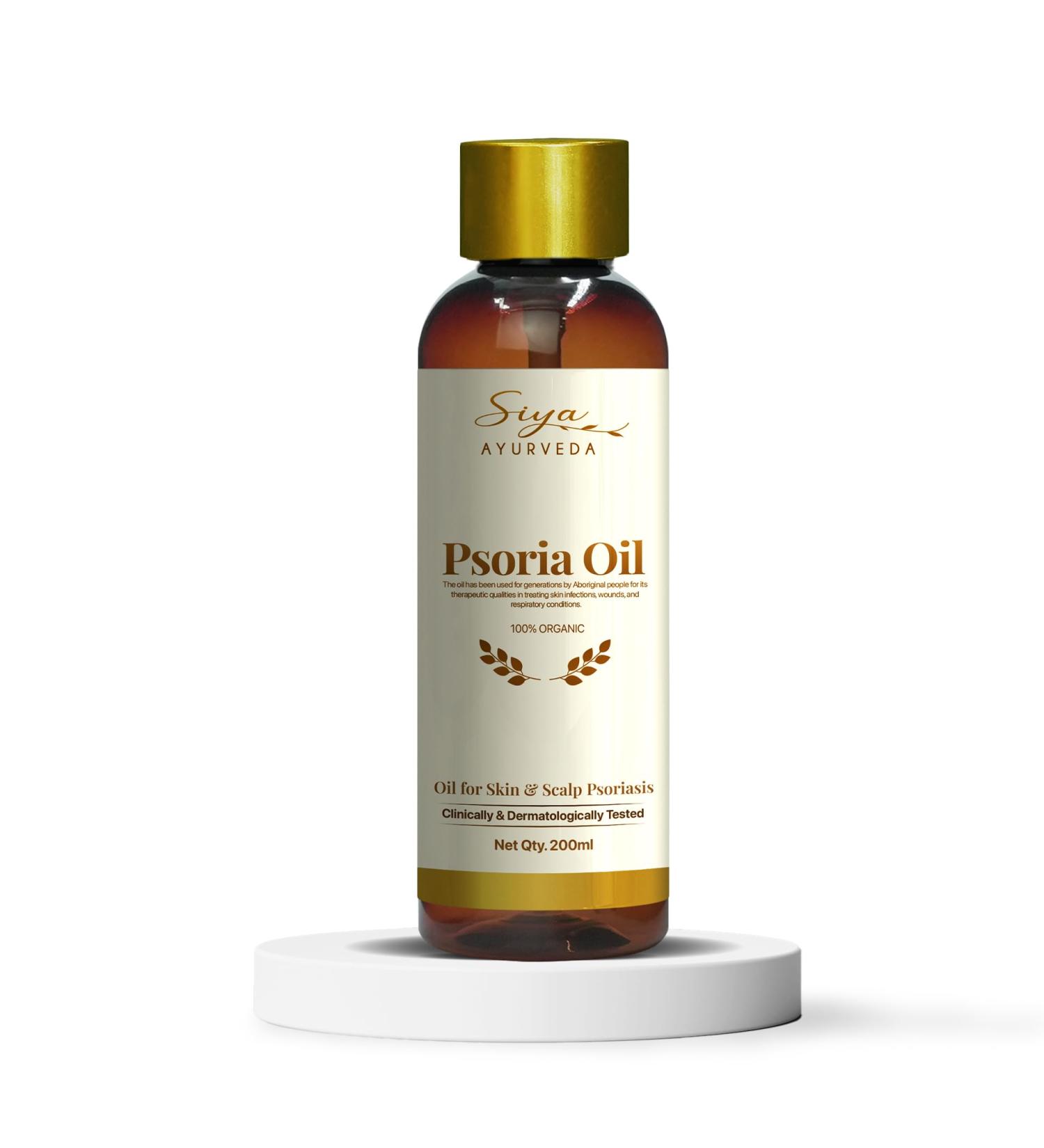 Psoria Oil - Ayurvedic Treatment for Natural Relief | 200 ml - Natural Ingredients for Psoriasis Care - Buy Online on GoSupps.com