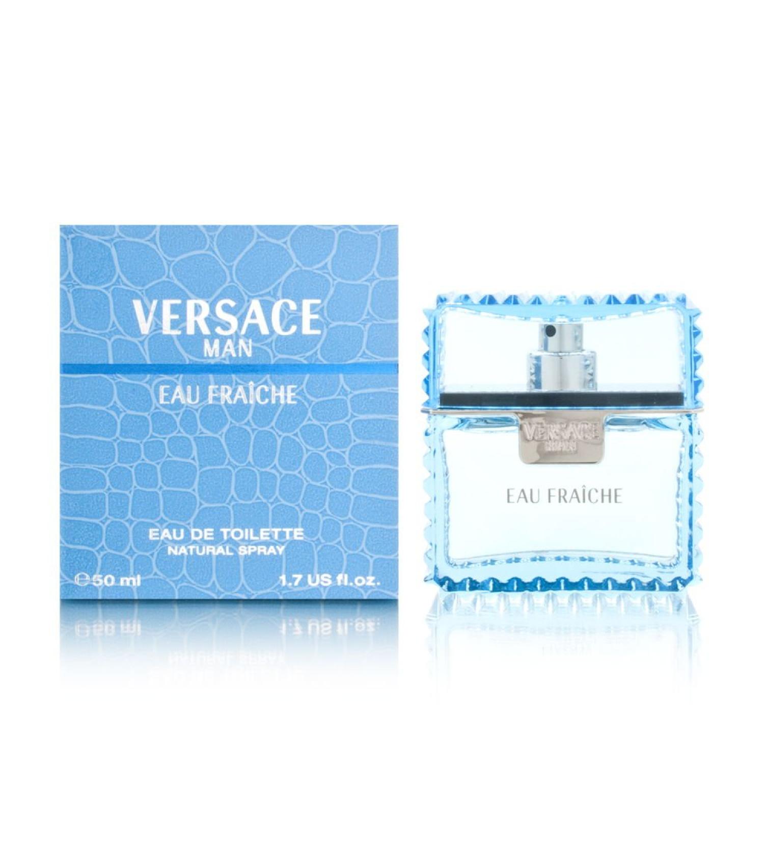 Versace Man Eau Fraiche by Versace for Men 1.7 oz Eau de Toilette Spray 1.7 Fl Oz (Pack of 1) Cedar