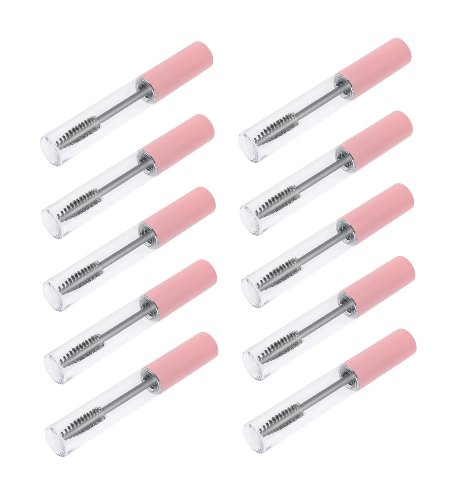 VINTORKY 10pcs Mascara Empty Tube DIY Lashes Bottles Eye Gloss Liquid Tube Mascara Bottles with Wands Pink 1 g (Pack of 1) Pink - Buy Online on GoSupps.com