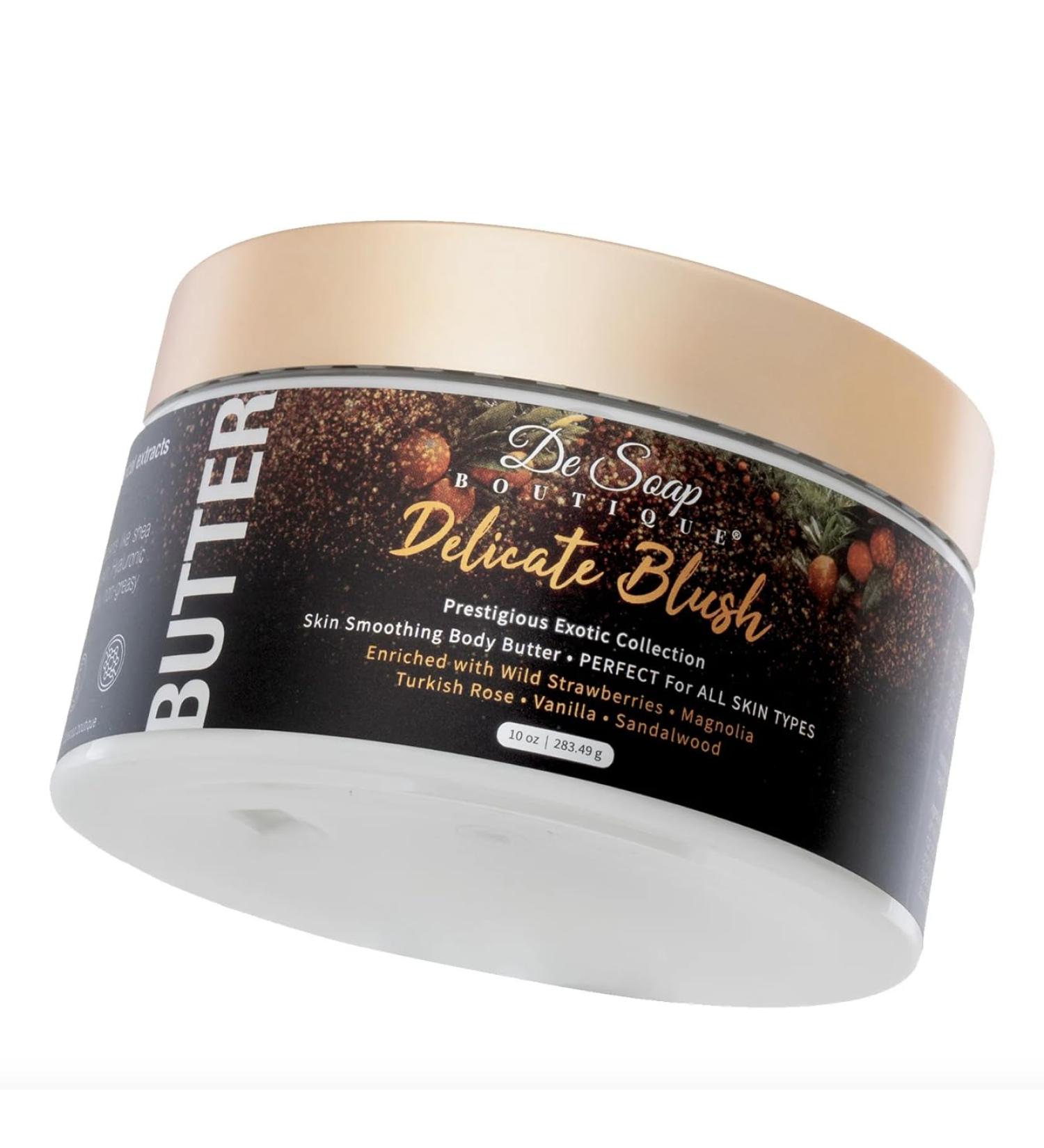 De Soap Boutique Women's Body Luxurious Nourishing and Sooothing Delicate Blush Body Butter