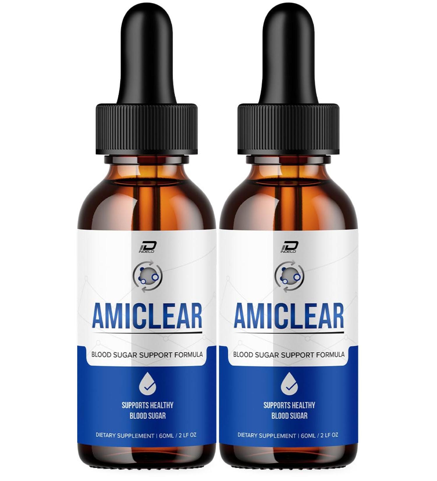 Indelo Amiclear Drops Healthy Formula - Dietary Supplement Drops - Extra Strength Amiclear Liquid Drops Grape Seed Amiclear Drops Reviews (2 Pack - 120 ML) - Buy Online on GoSupps.com