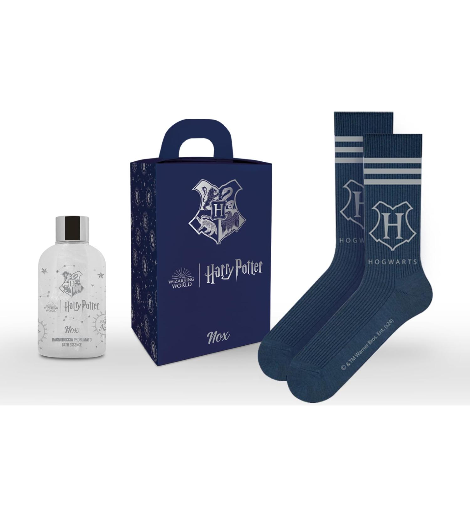 DIAMOND INTERNATIONAL HARRY POTTER NOX | Gift pack 300ml shower gel and official 'Hogwarts' blue-grey socks