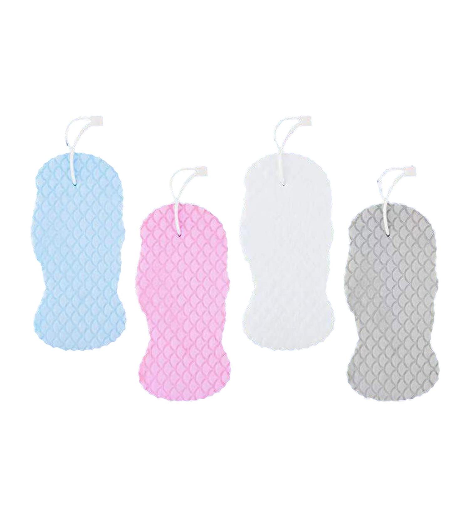 4 PCS Exfoliating Bath Sponge Set - Reusable Shower Scrubber - Super Soft Loofah Accessories - Buy Online on GoSupps.com