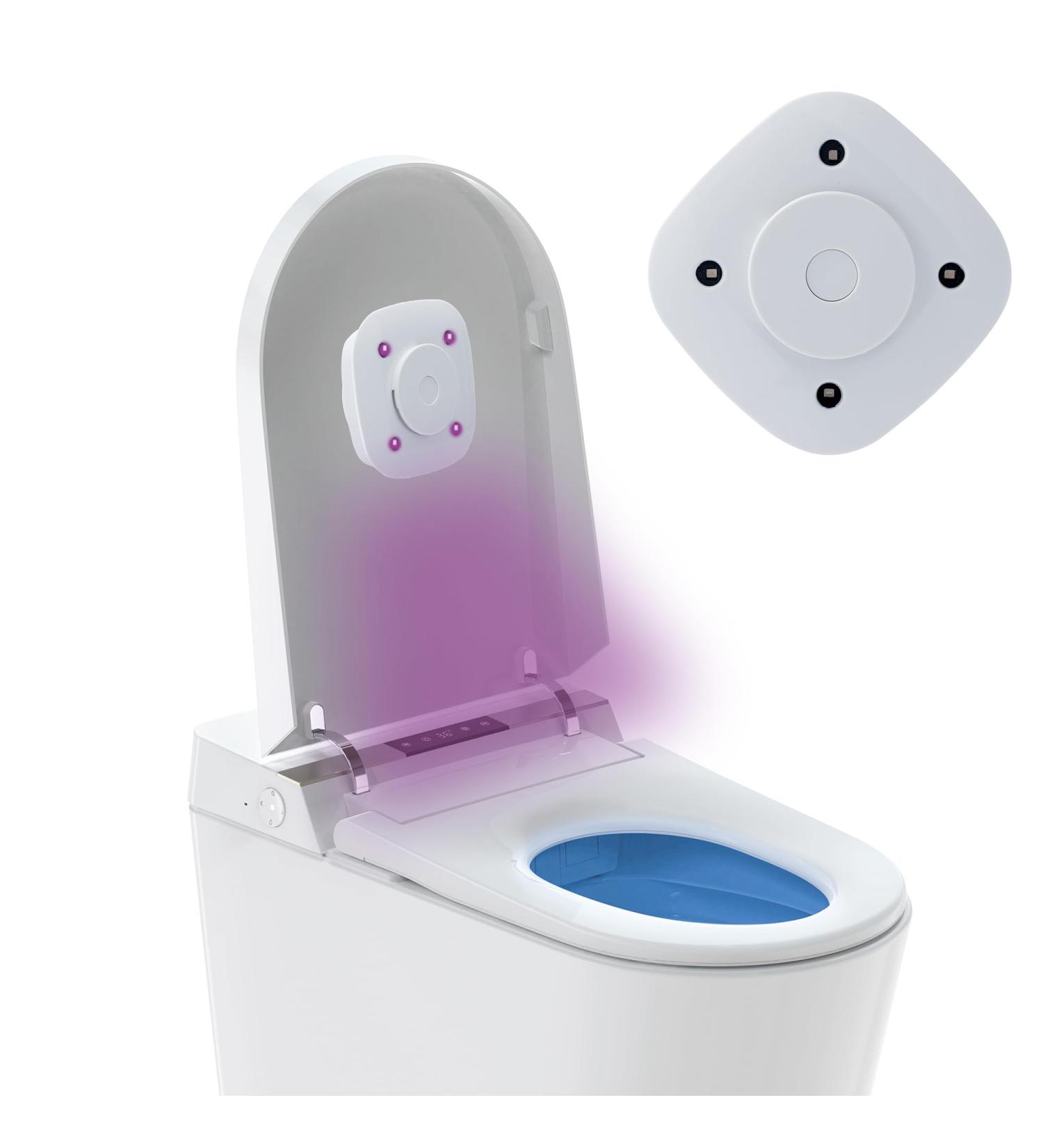 UVC Ultraviolet Toilet Sterilizer | Automatic Seat Sanitizer for Quick 5-Minute Disinfection | Protect Against Fecal-Oral Viruses - Buy Online on GoSupps.com