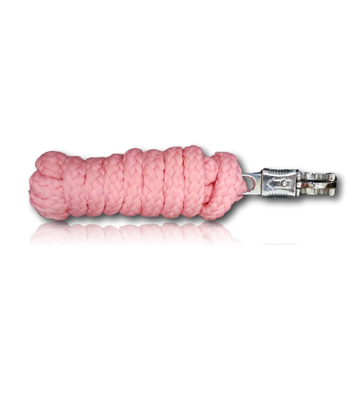 Lead Rope with Panic Hook for Horses - Stylish Tie Rope for Ponies Donkeys & Goats in Pink - International Shipping Available - Buy Online on GoSupps.com